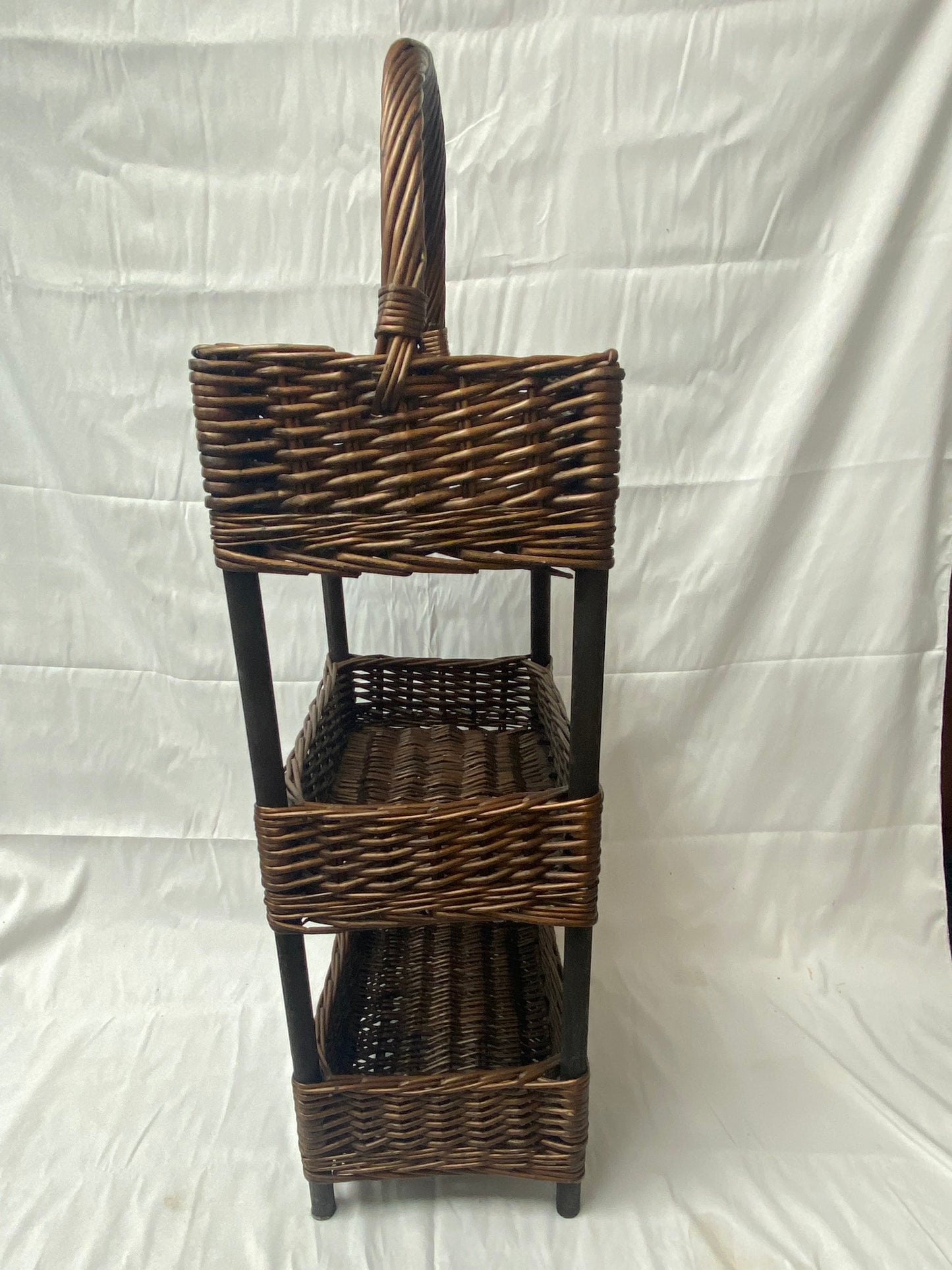 Three-tier Wicker Basket