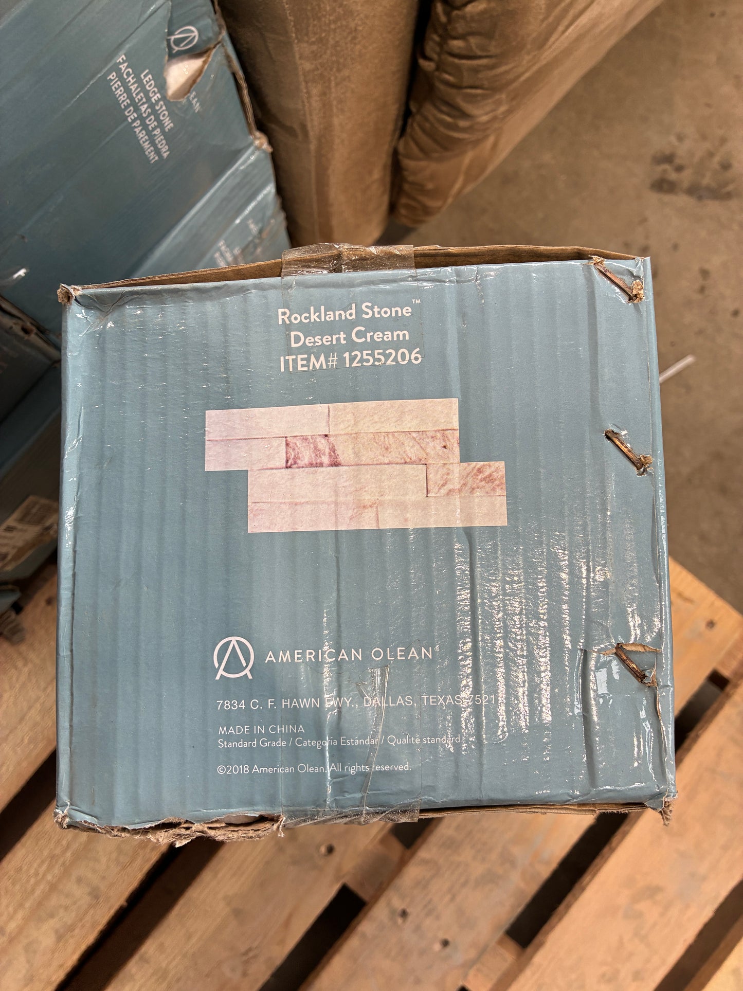 American Olean Rockland Stone Desert Cream Ledge Stone Tile
