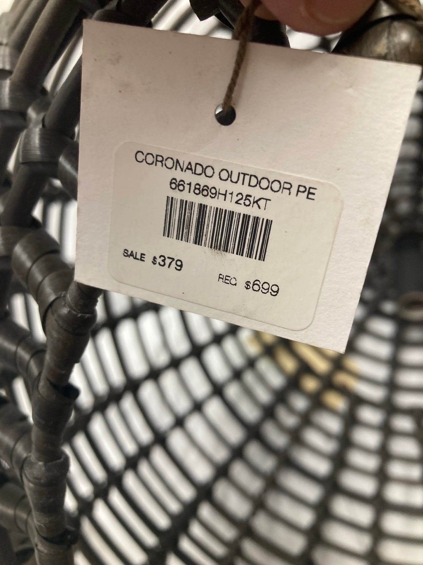 Arhaus Coronado Outdoor Pendant Light – Woven Globe Design