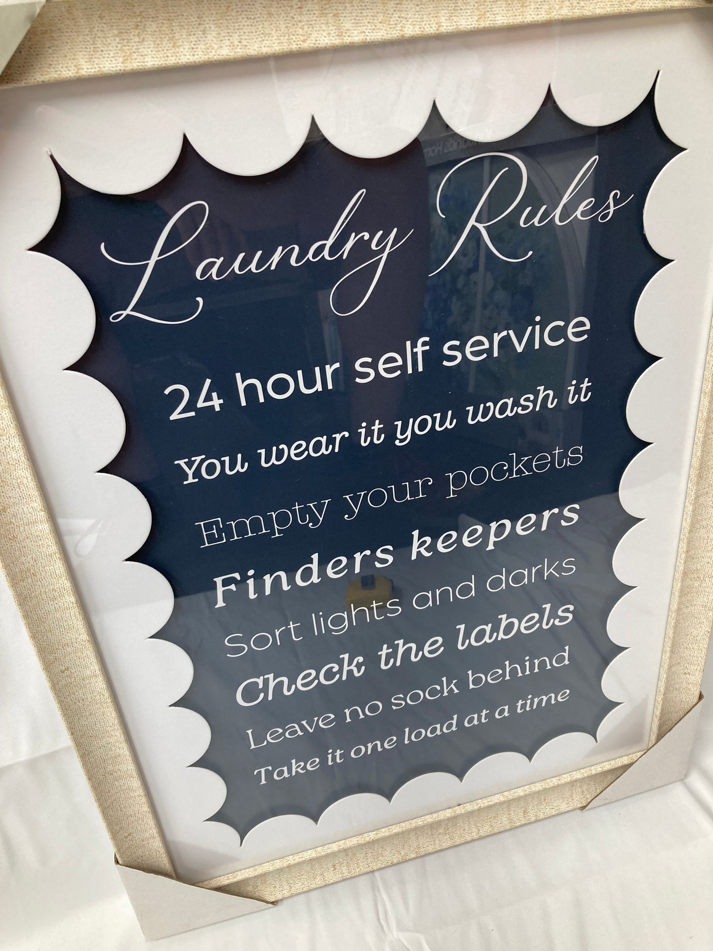 Kirkland’s Home “Laundry Rules” Wall Art