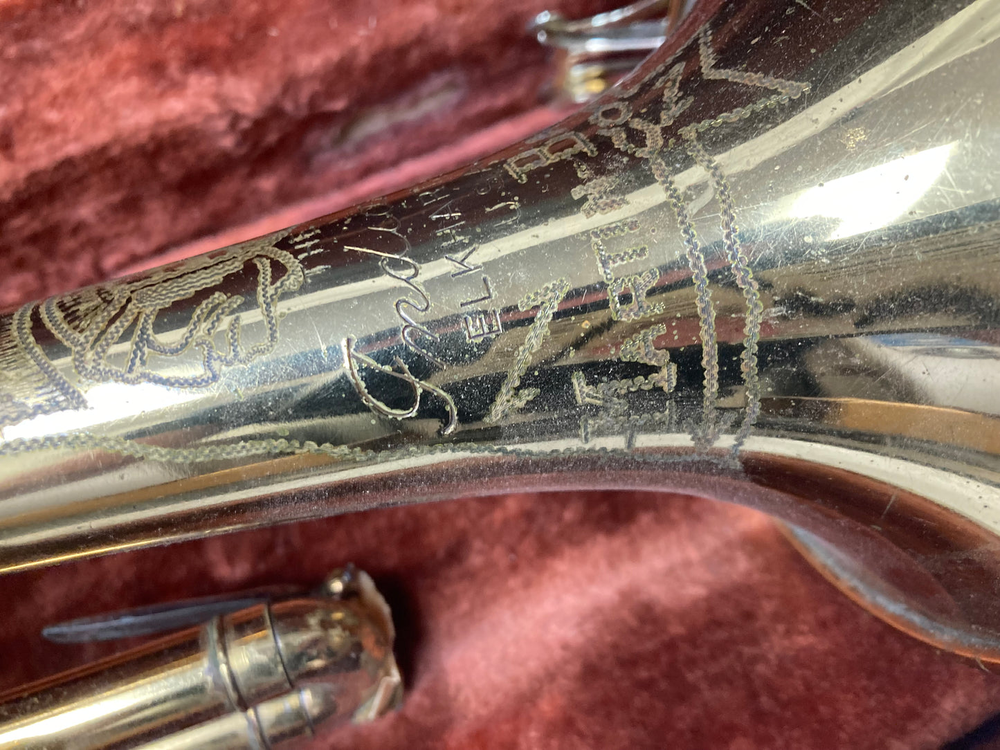 Vintage Martin Trumpet with Case and Accessories