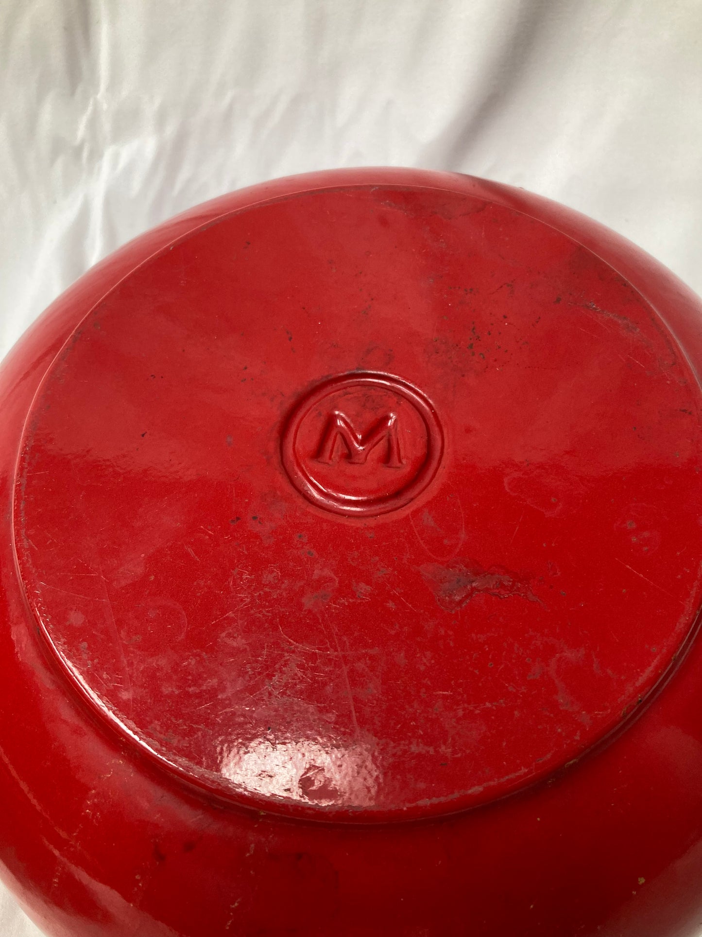 Martha Stewart Red Enameled Cast Iron Sauté Pan with Lid – 10"