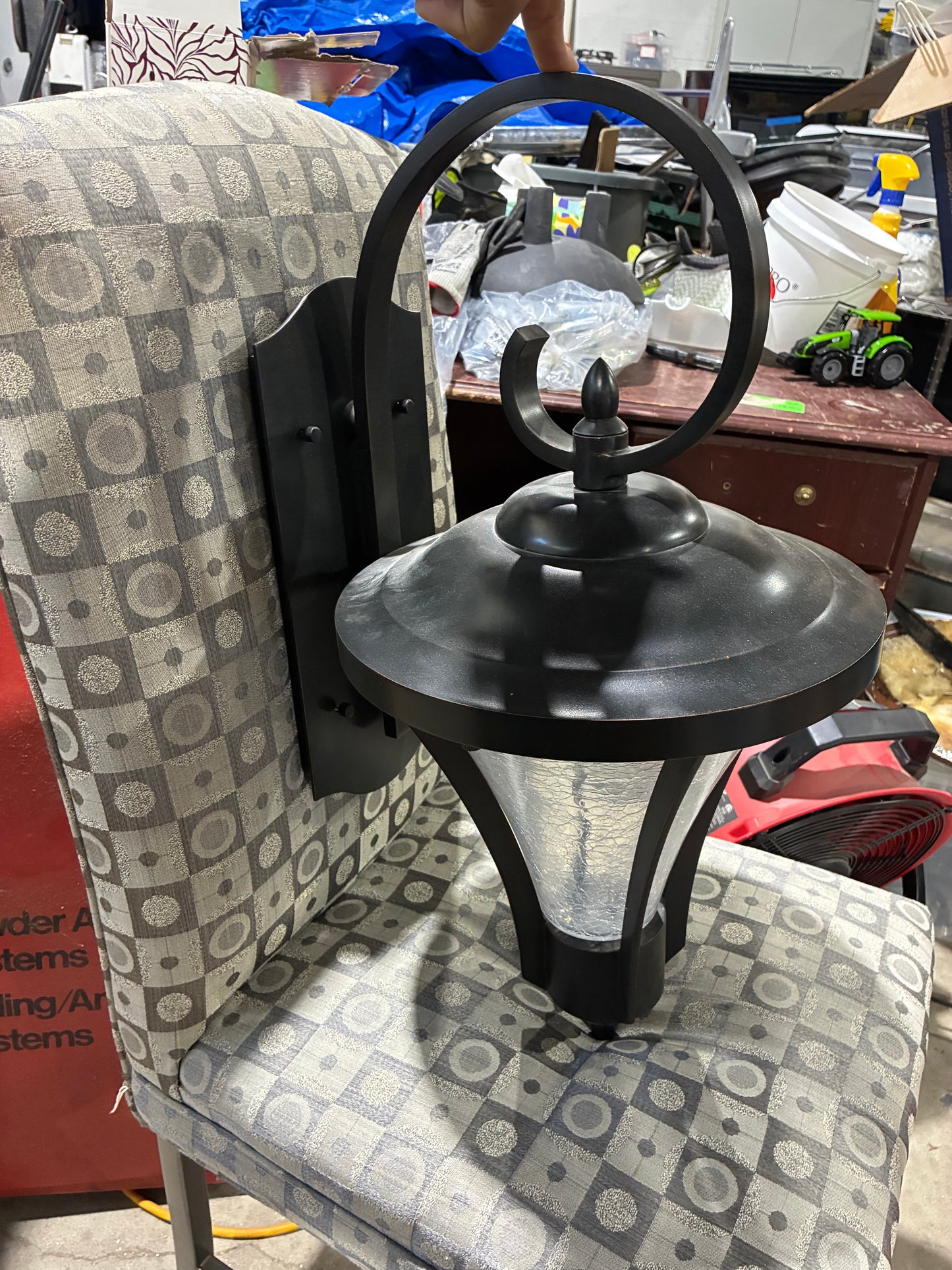 Black Outdoor Wall Lantern Light Fixture
