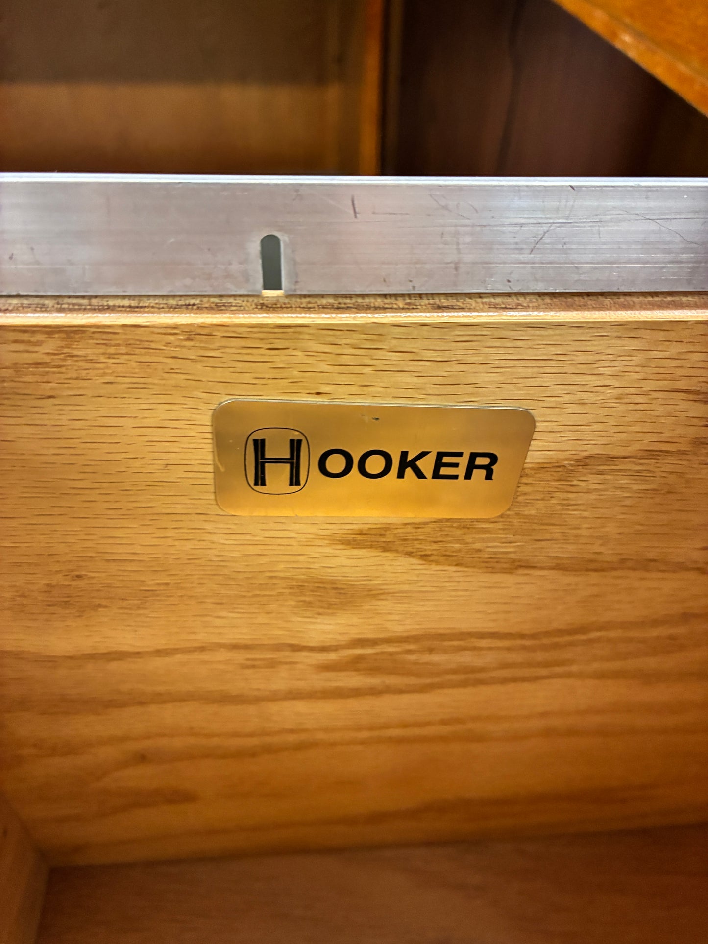Hooker Furniture Executive Desk with Hutch and Return