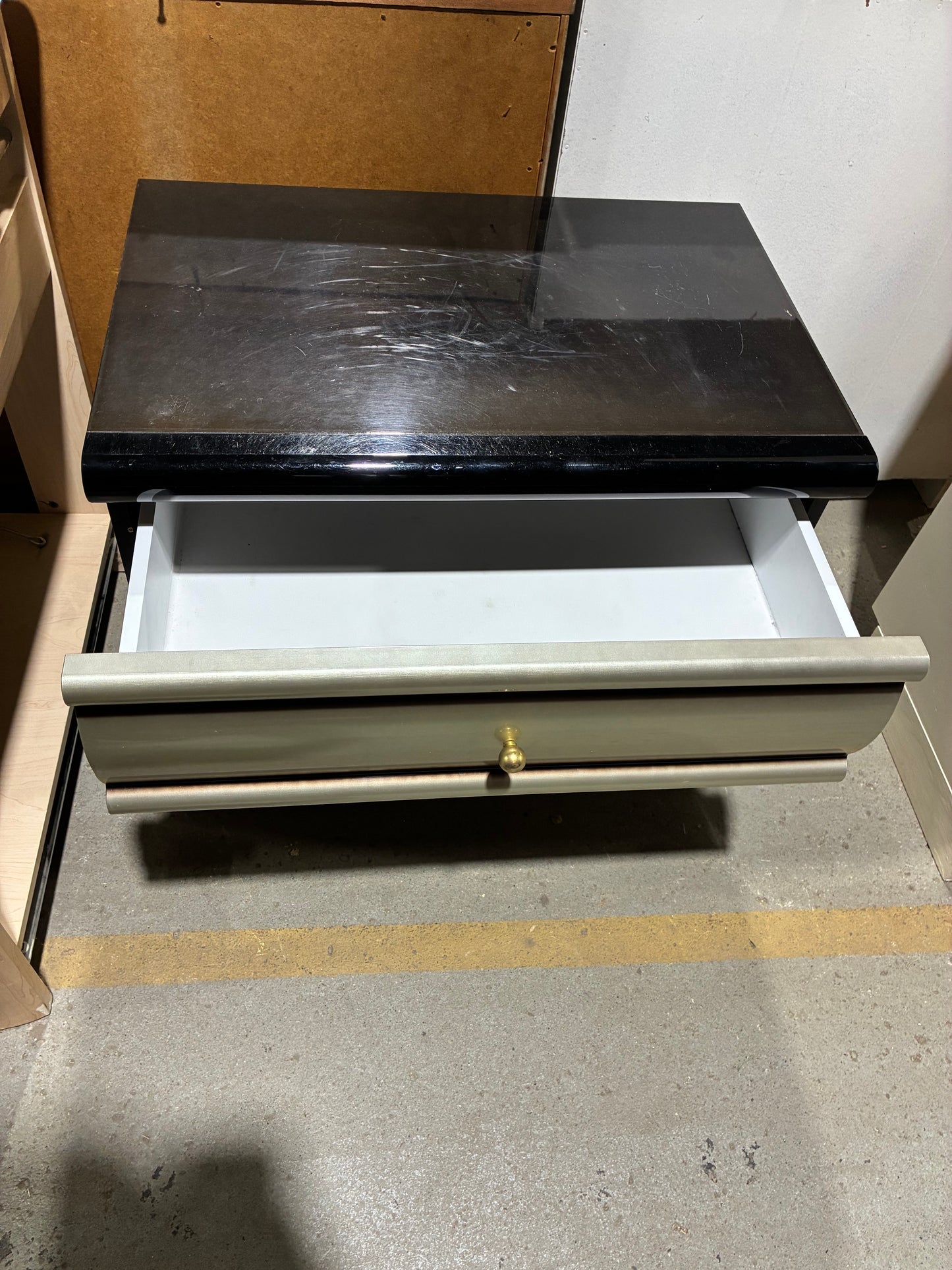 Contemporary Two-Tone Nightstand