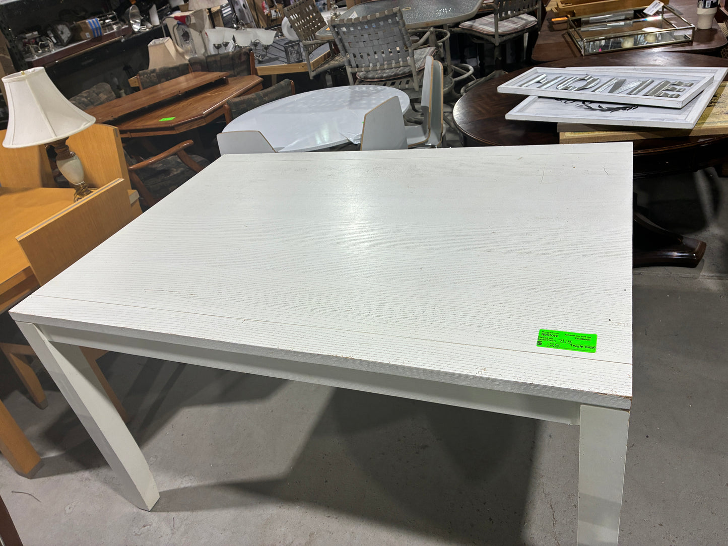 Modern White Dining Table