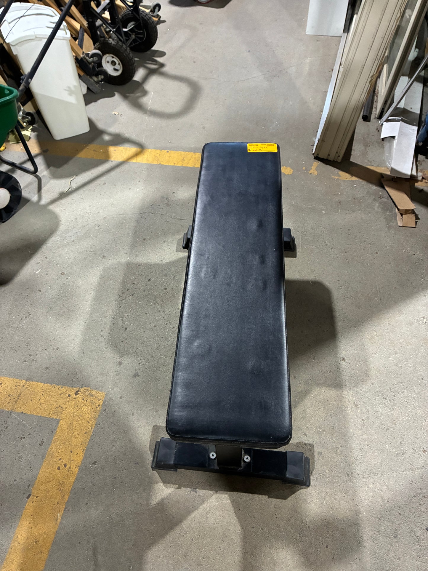 Black Padded Weight Bench