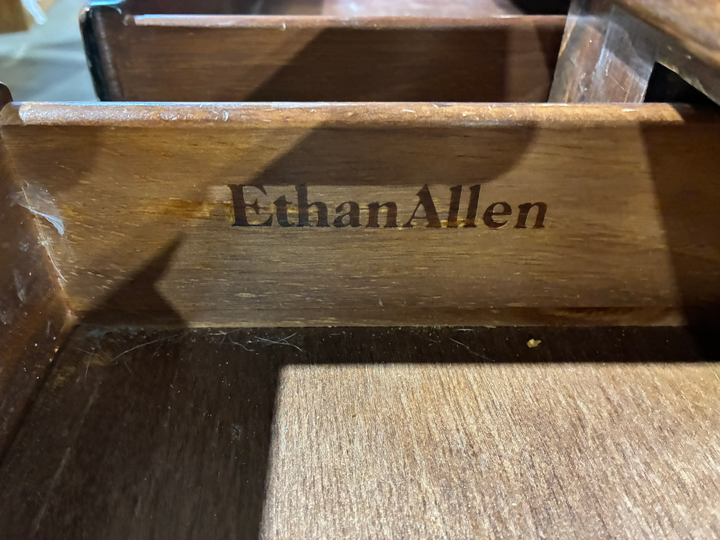 Ethan Allen 5-Piece Solid Wood Hutch & Desk Set