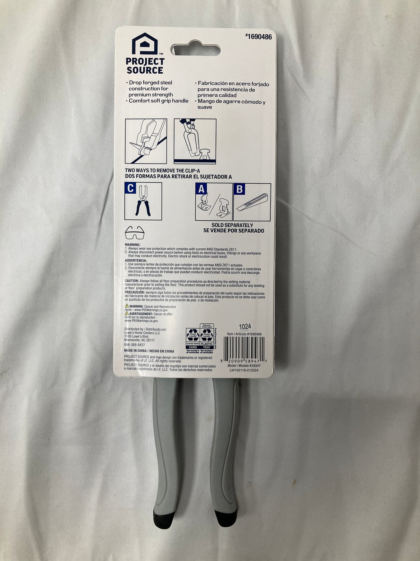 Project Source Tile Leveling System Pliers