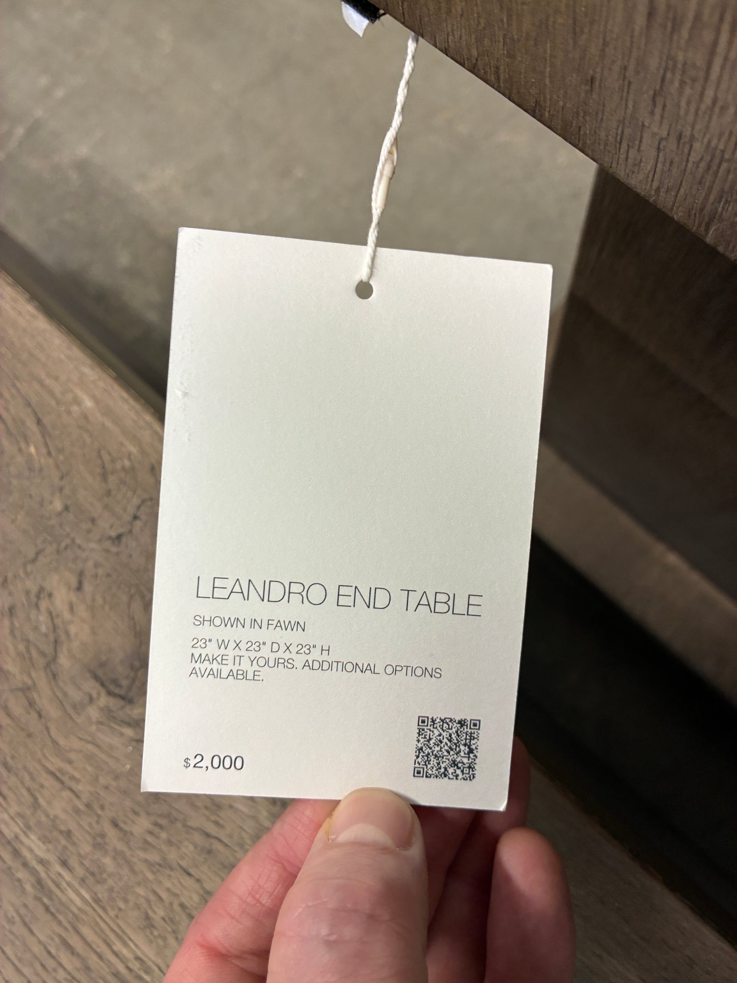 Arhaus Leandro End Table