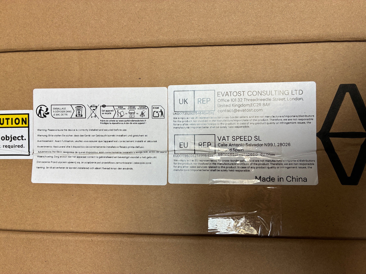 Valerion Fixed Frame Matte White Projection Screen