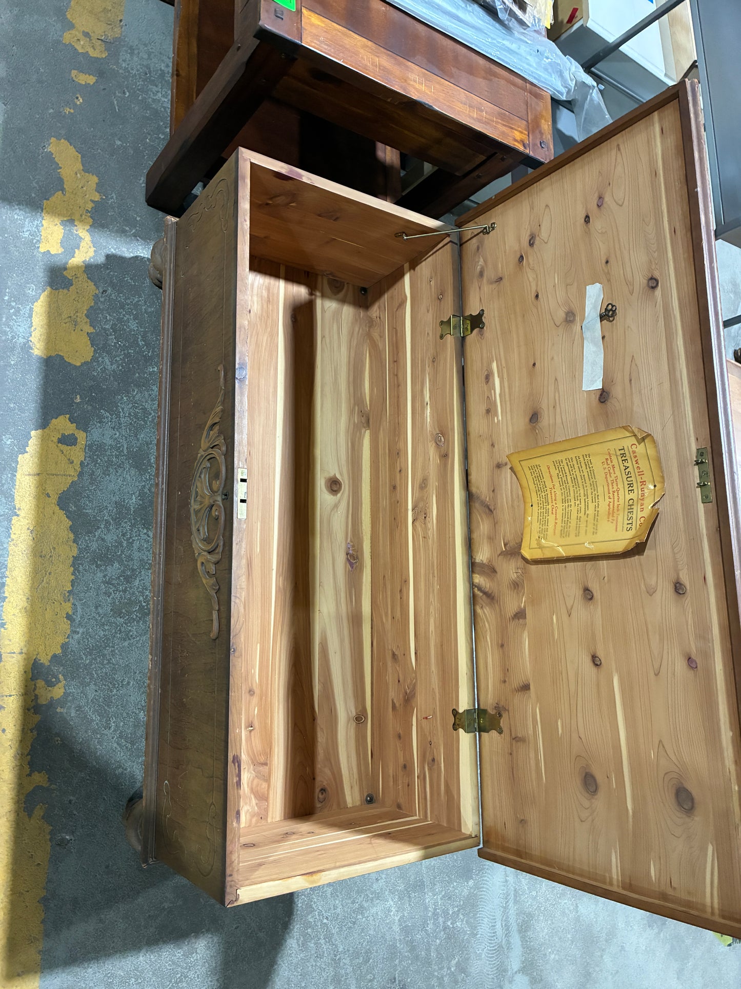 Vintage Caswell-Runyan Cedar Hope Chest