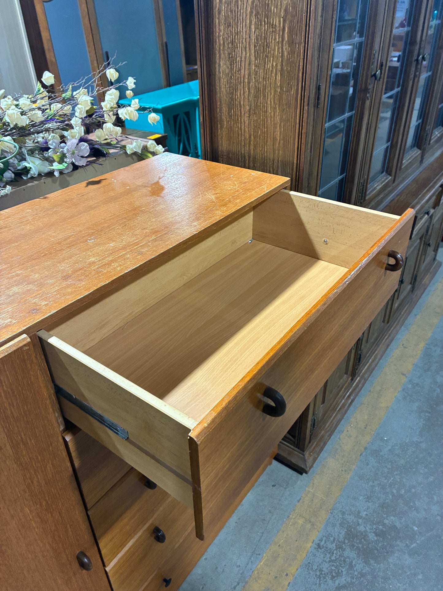 Mid-Century Style Storage Cabinet and Chest