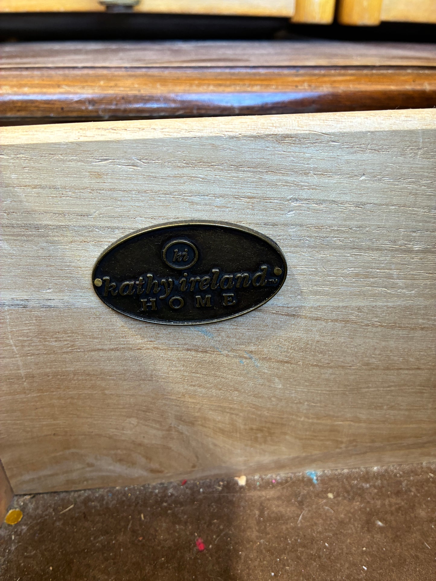 Kathy Ireland Home Curved Double Dresser