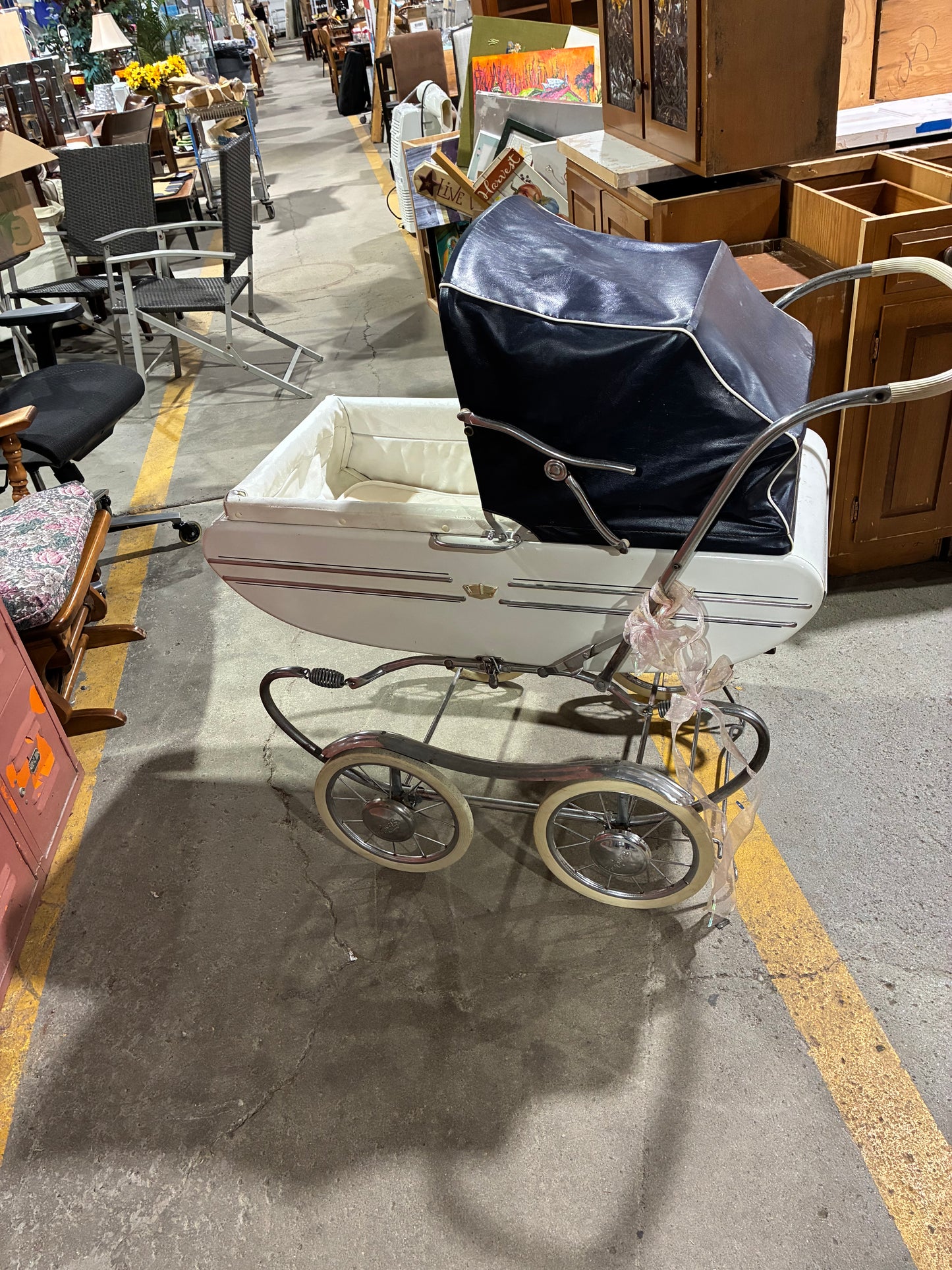 Vintage Gendron Baby Carriage Stroller