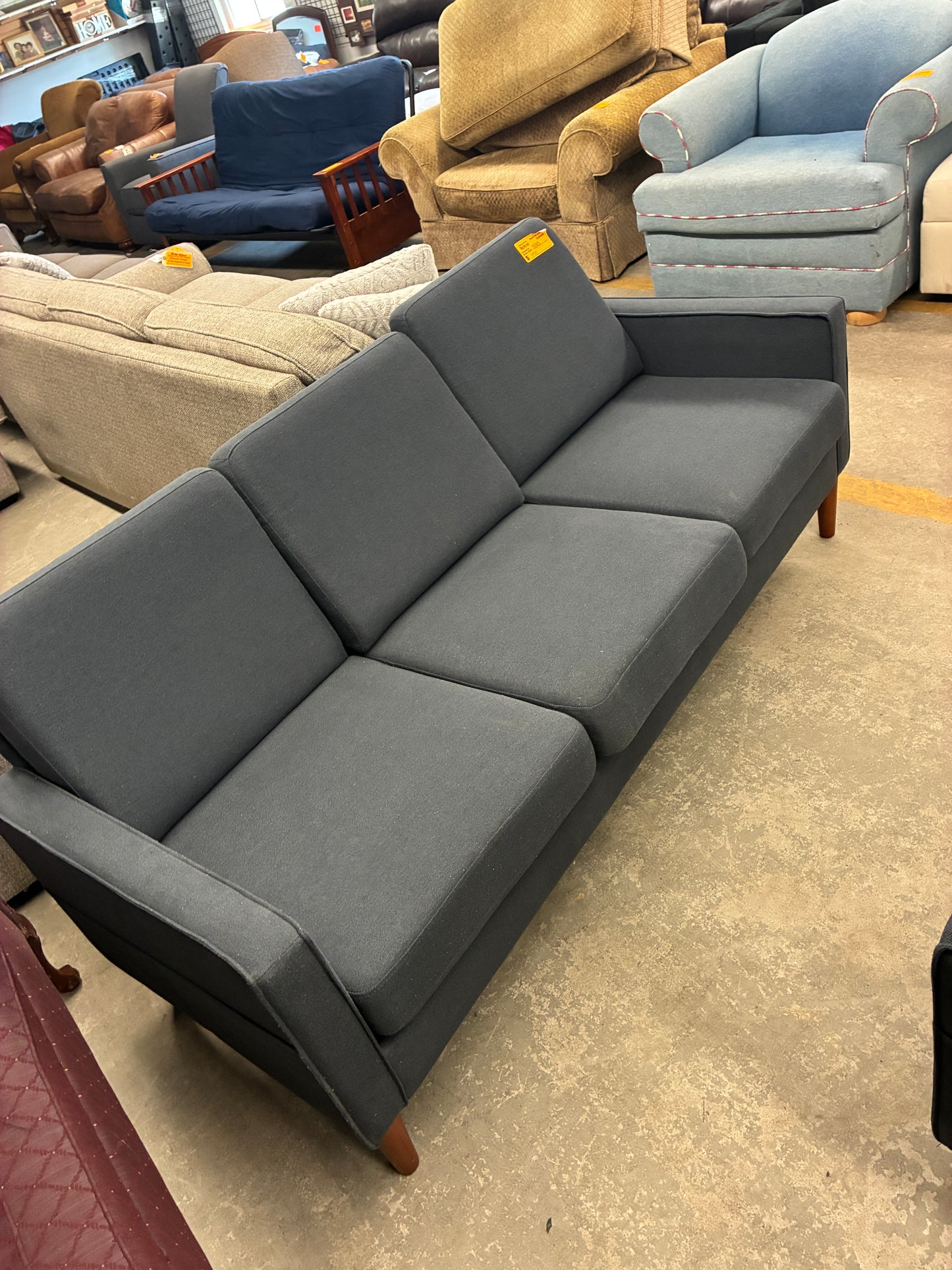 Modern Dark Gray Sofa