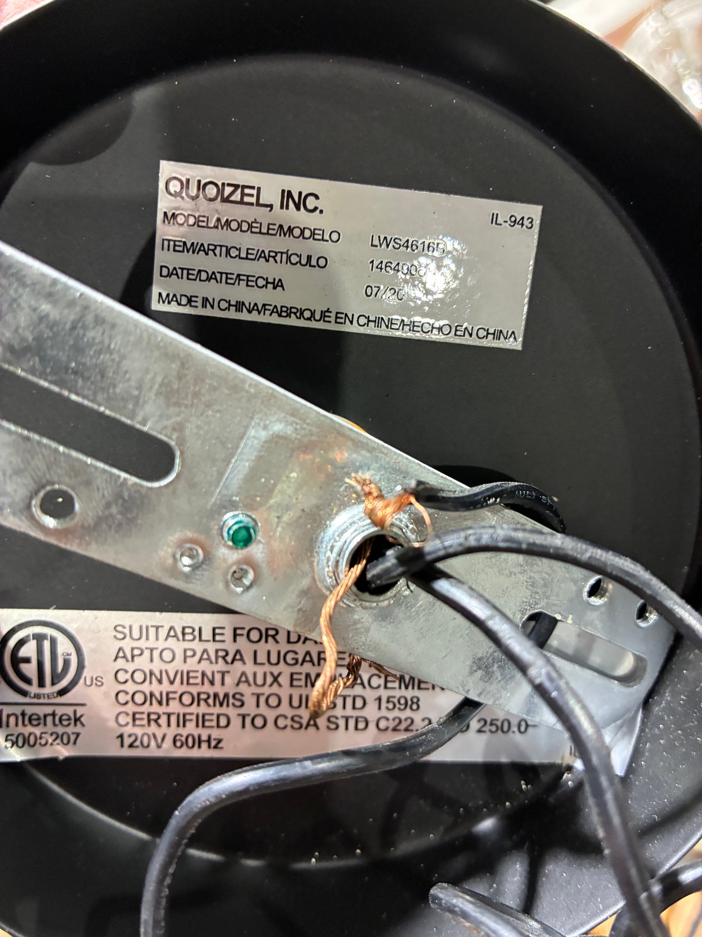 Quoizel 6-Light Industrial Wagon Wheel Chandelier