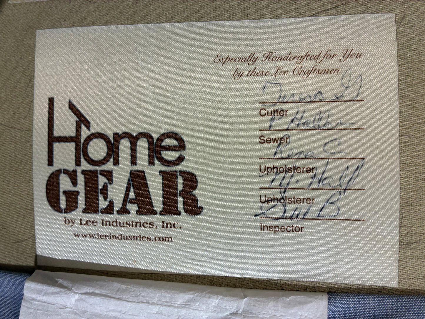 Home Gear Striped Loveseat by Lee Industries