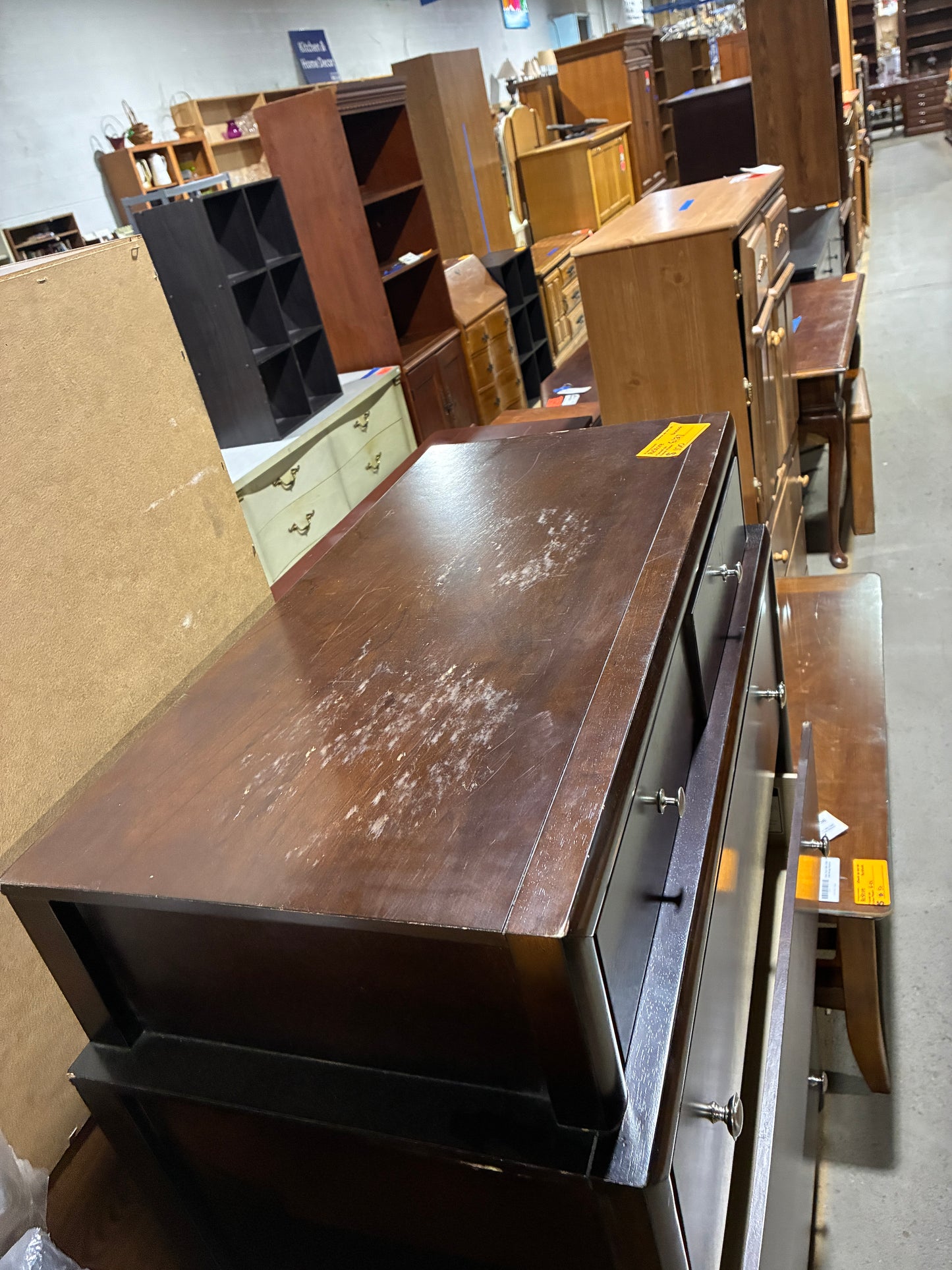 Dark Espresso 6 Drawer Chest