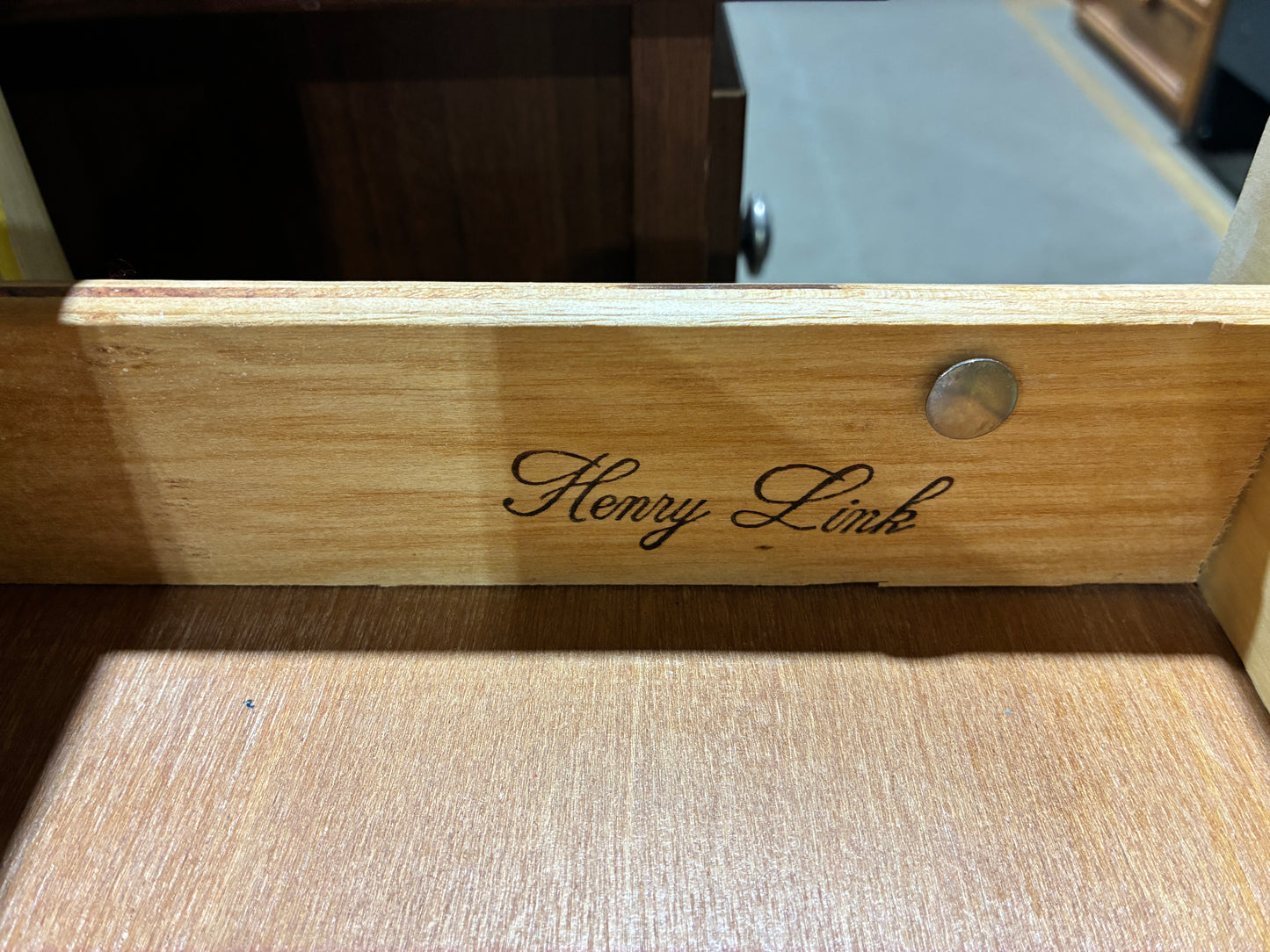 Henry Link Vintage Vanity Desk with Chair