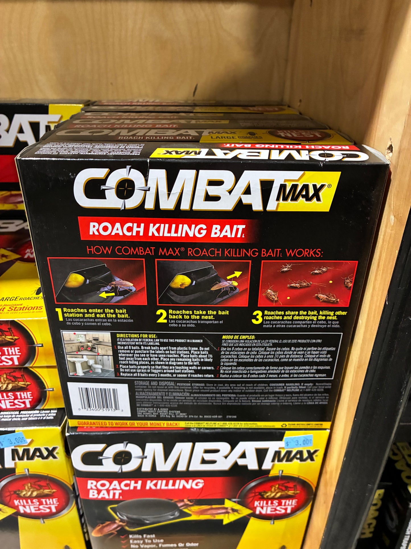 Combat Max Roach Killing Bait (8 Bait Stations)