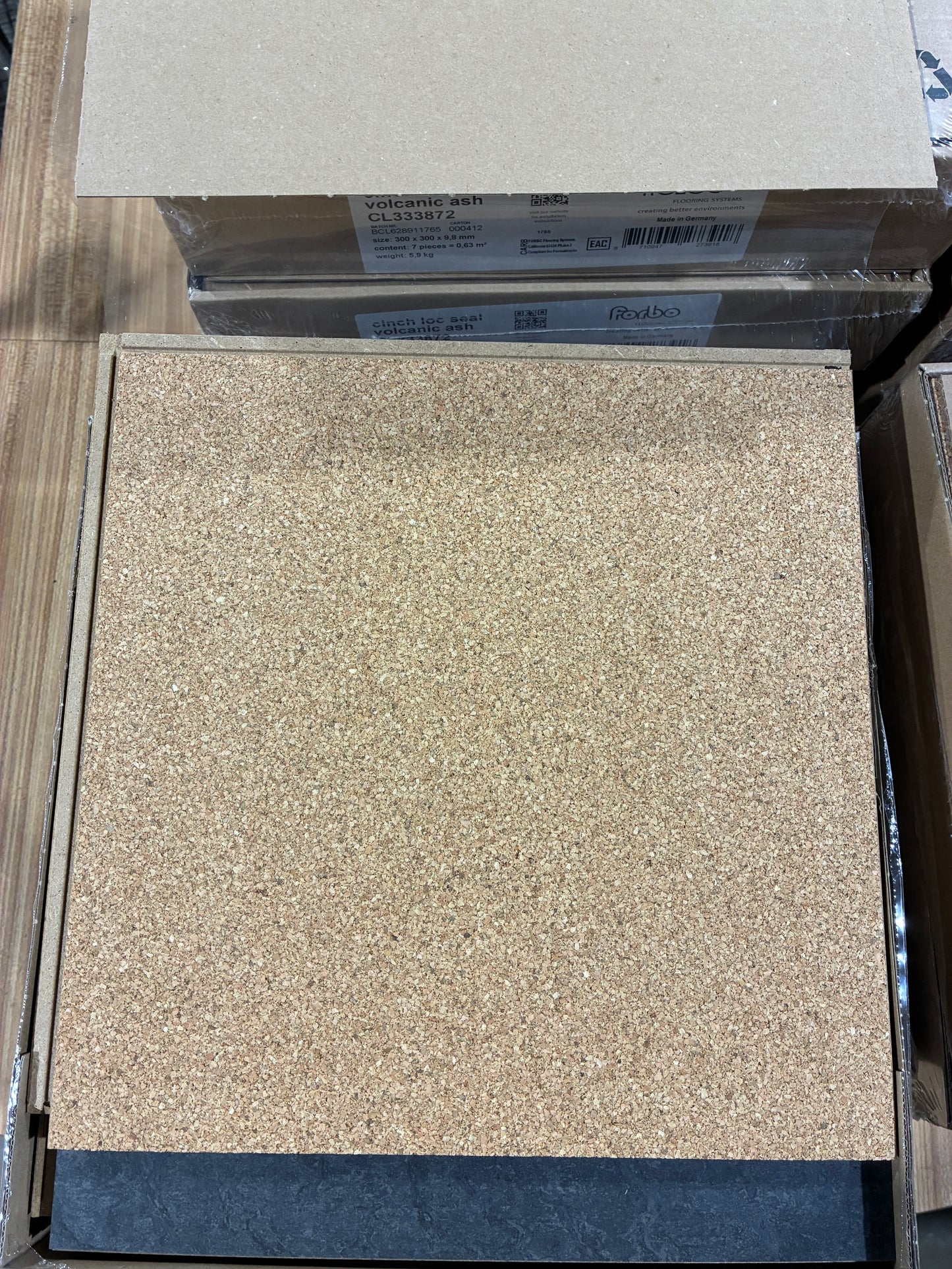 Forbo Marmoleum Cinch Loc Seal Linoleum Tile – Volcanic Ash