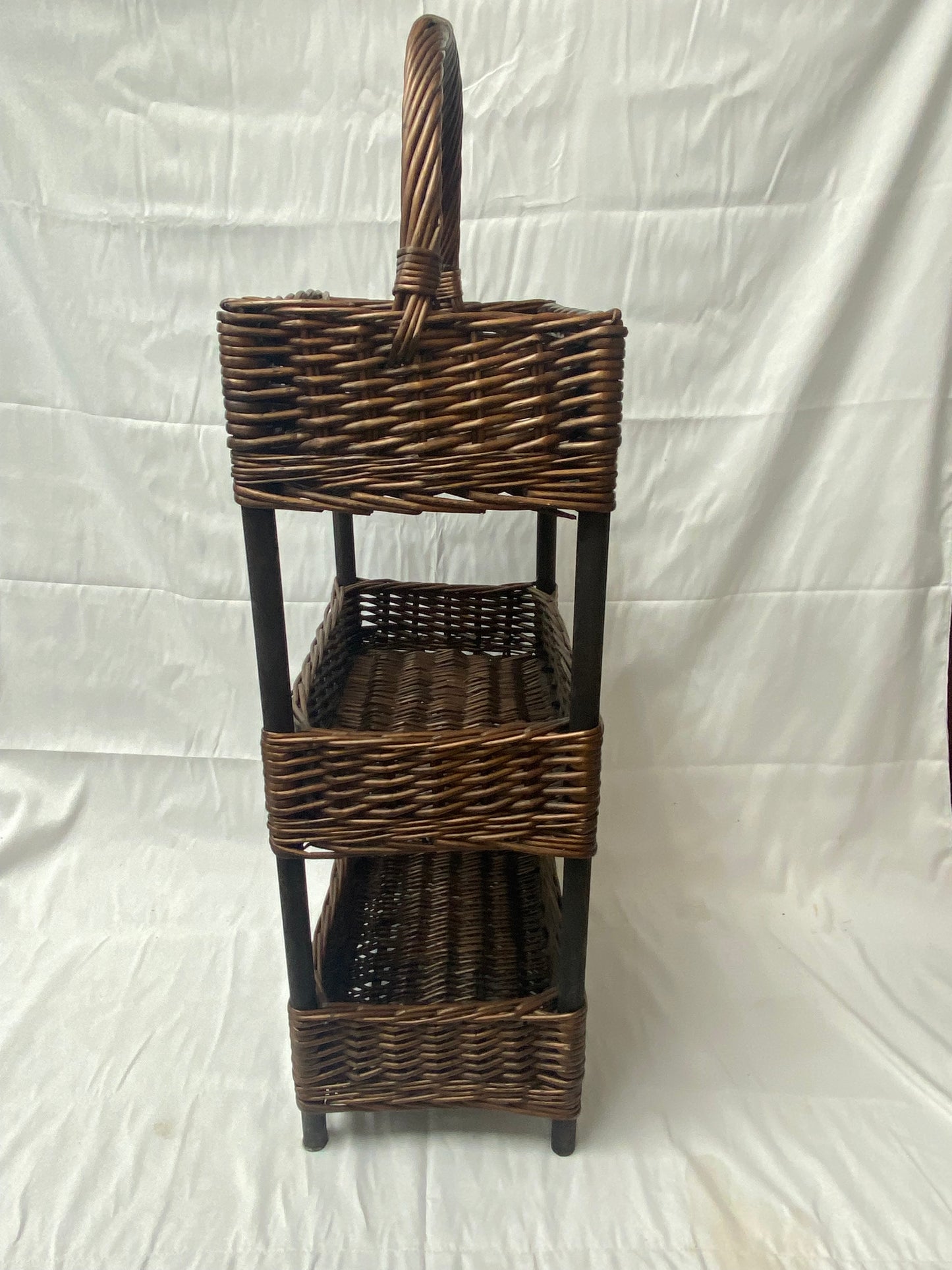 Three-tier Wicker Basket