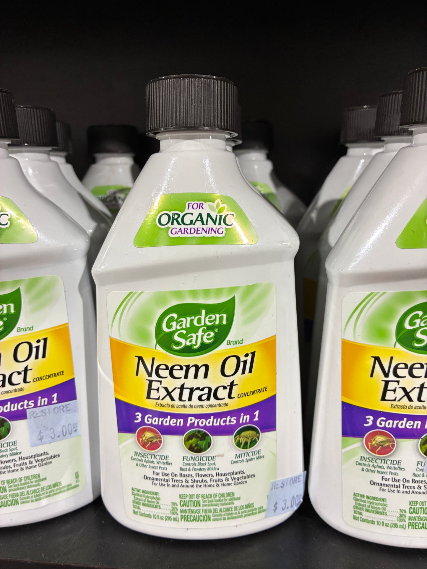 Garden Safe Neem Oil Extract Concentrate 10 oz