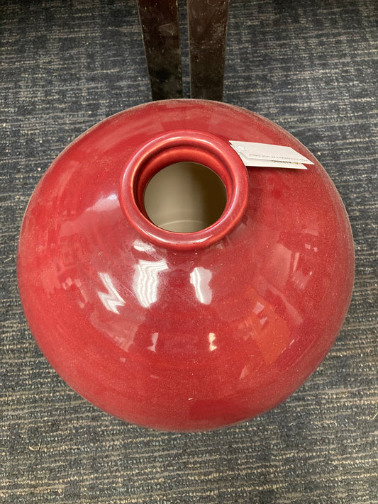 Kirkland's Home New Glossy Red Ceramic Vase