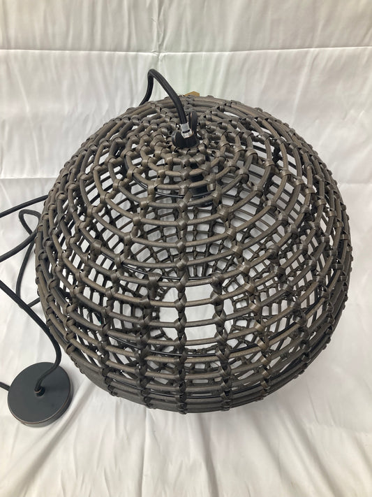Arhaus Coronado Outdoor Pendant Light – Woven Globe Design