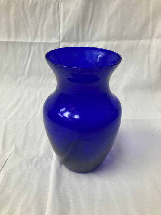 Cobalt Blue Glass Vase