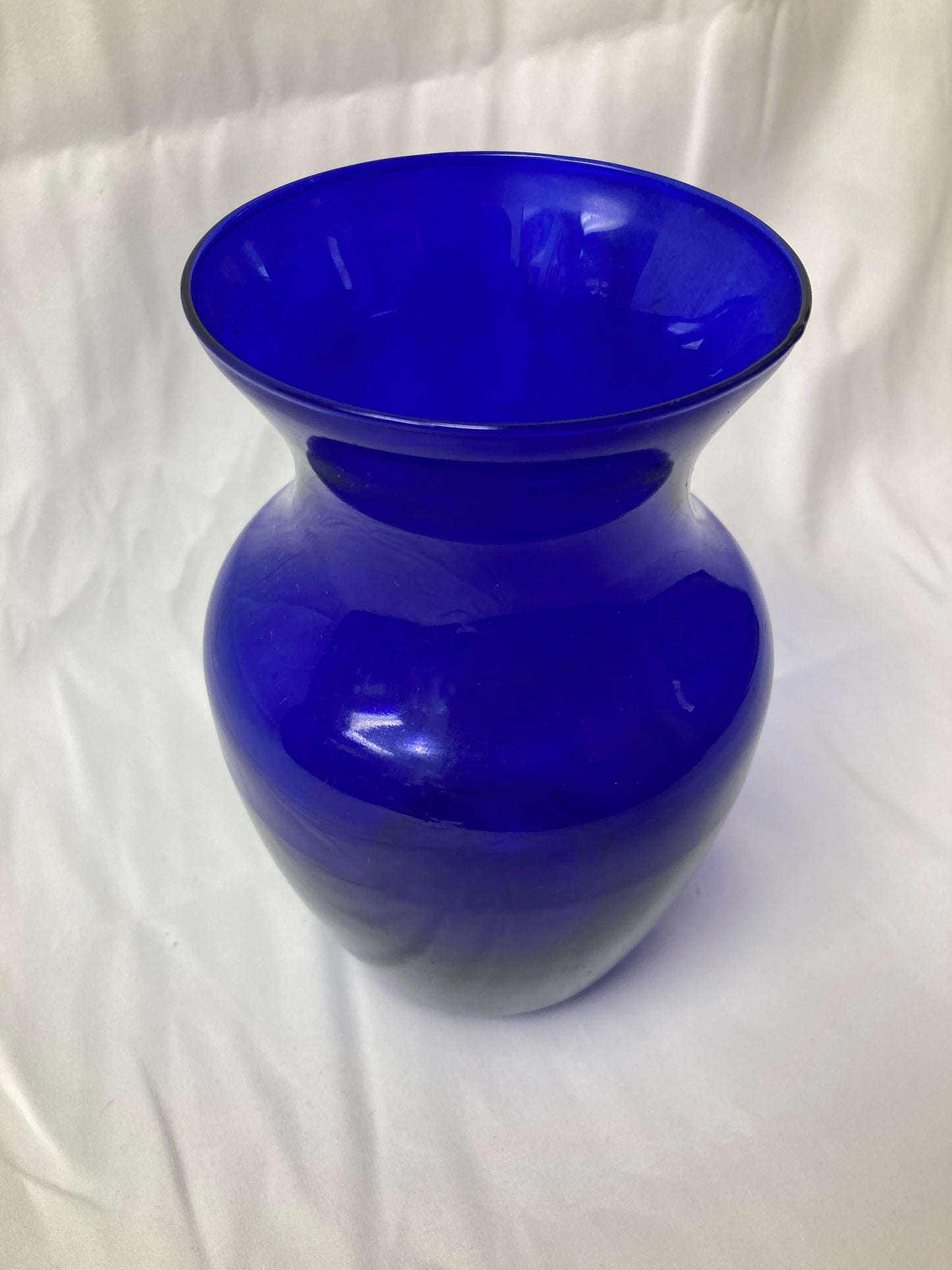 Cobalt Blue Glass Vase