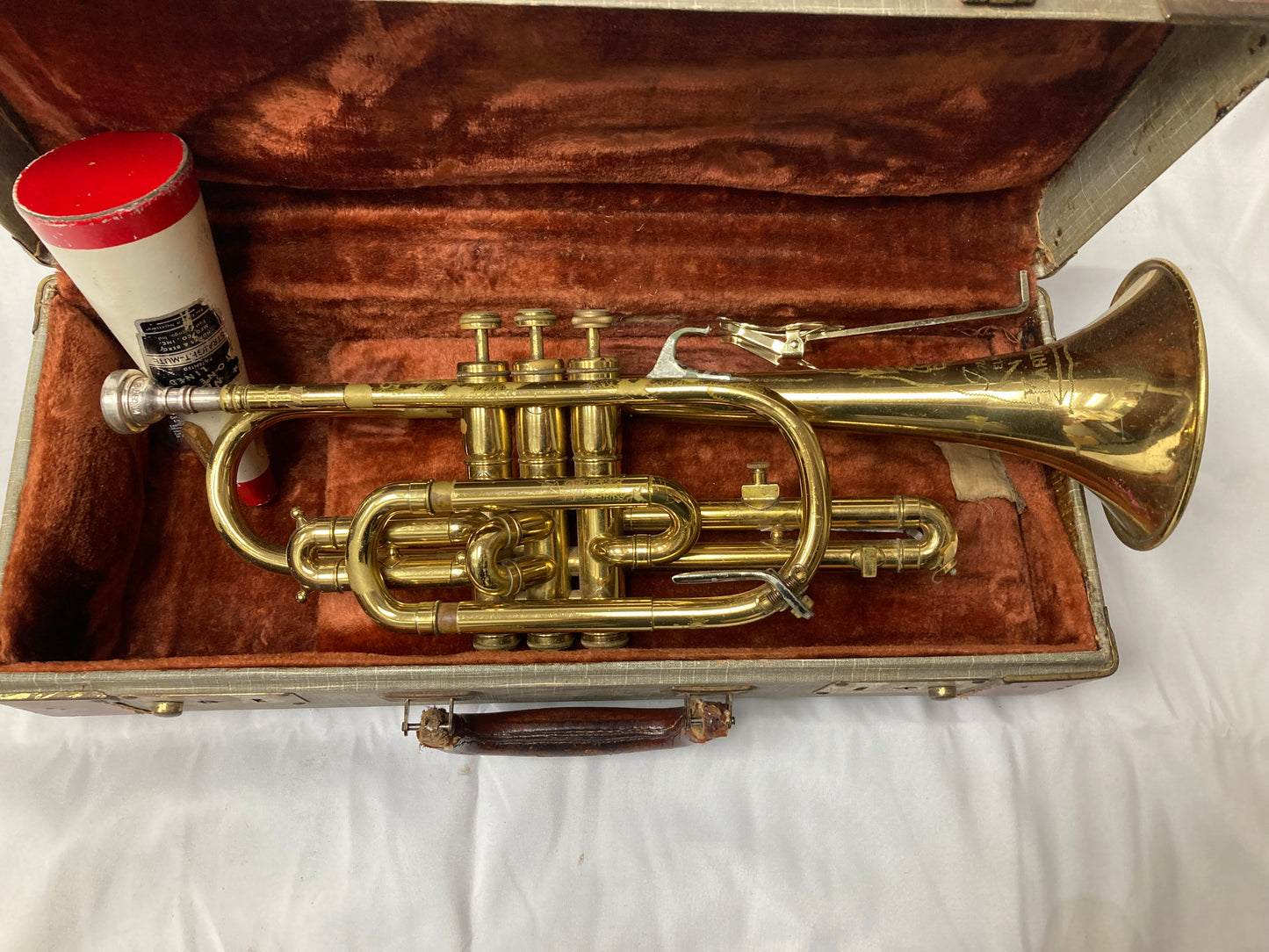 Vintage Martin Trumpet with Case and Accessories