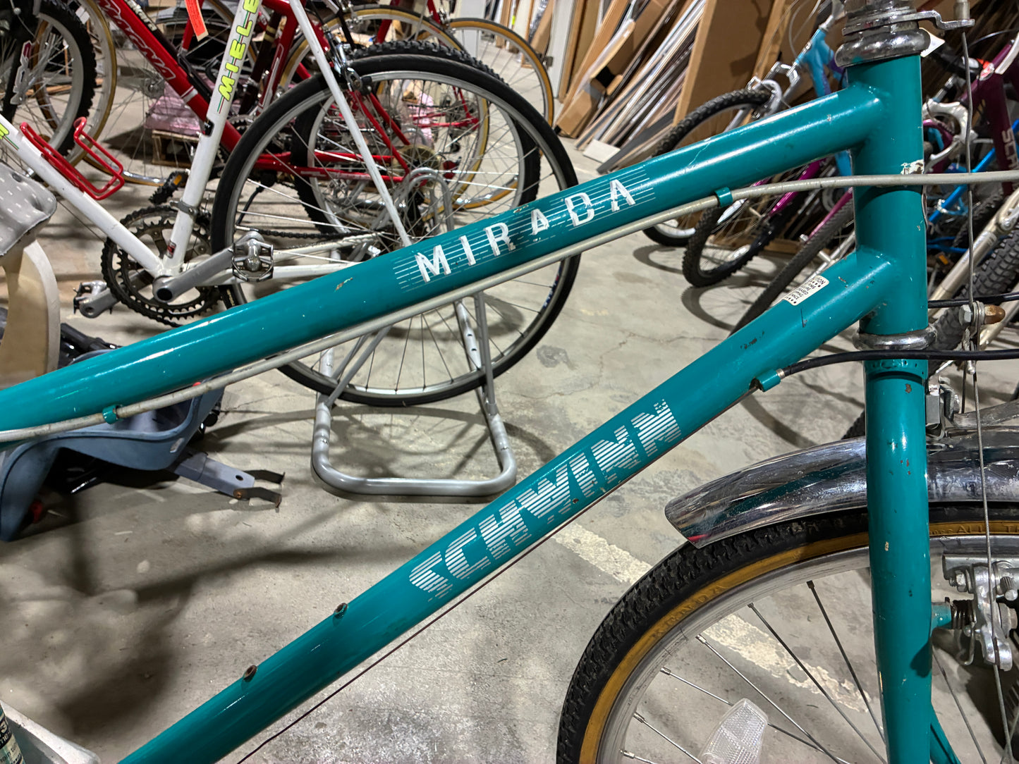 Teal Schwinn Mirada Vintage Bicycle