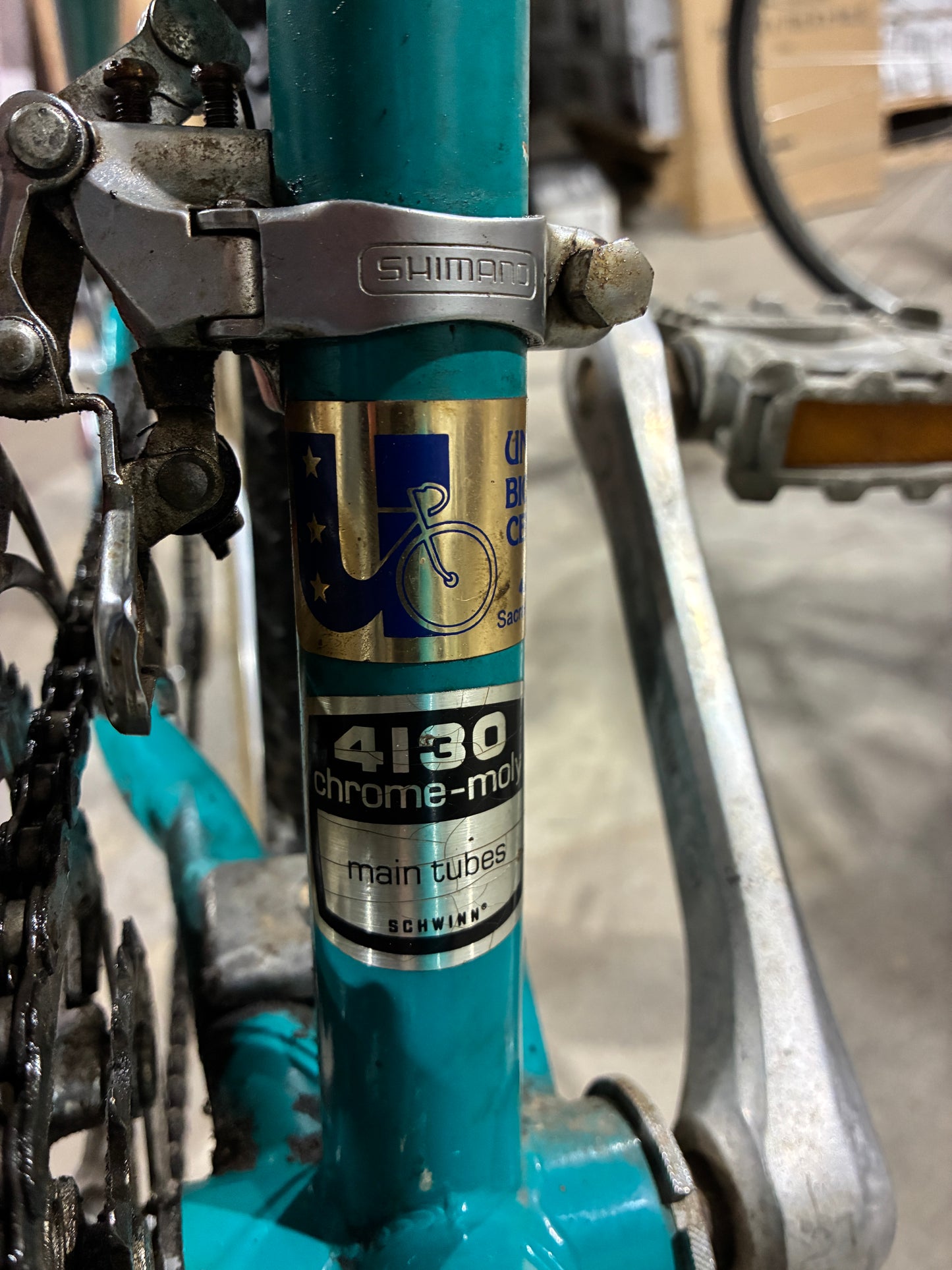 Teal Schwinn Mirada Vintage Bicycle