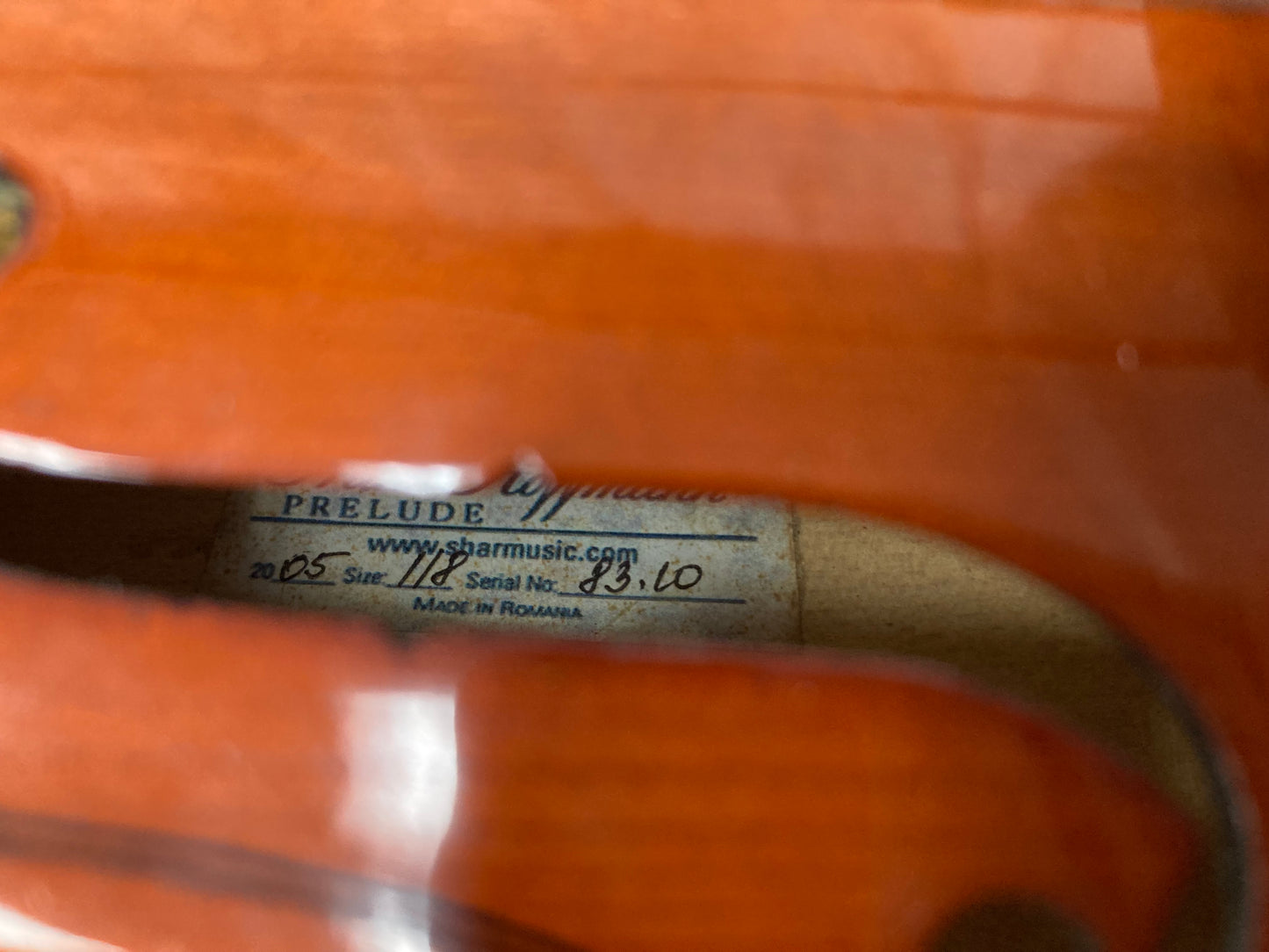 Franz Hoffmann Prelude 1/8 Size Student Violin with Case