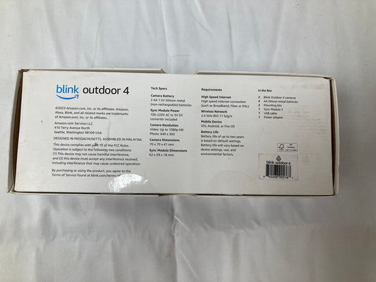 Blink Outdoor 4 Two Piece Camera Set