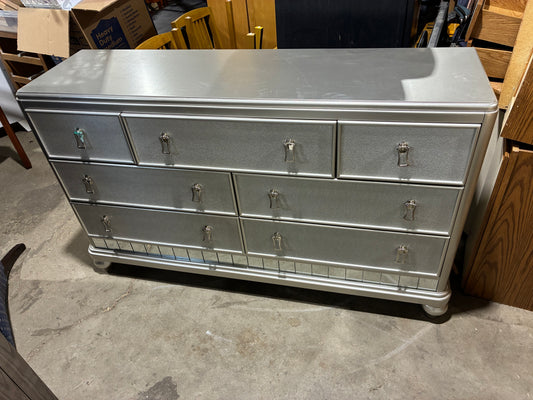 Silver Glam 8-Drawer Dresser by Bob's Furniture