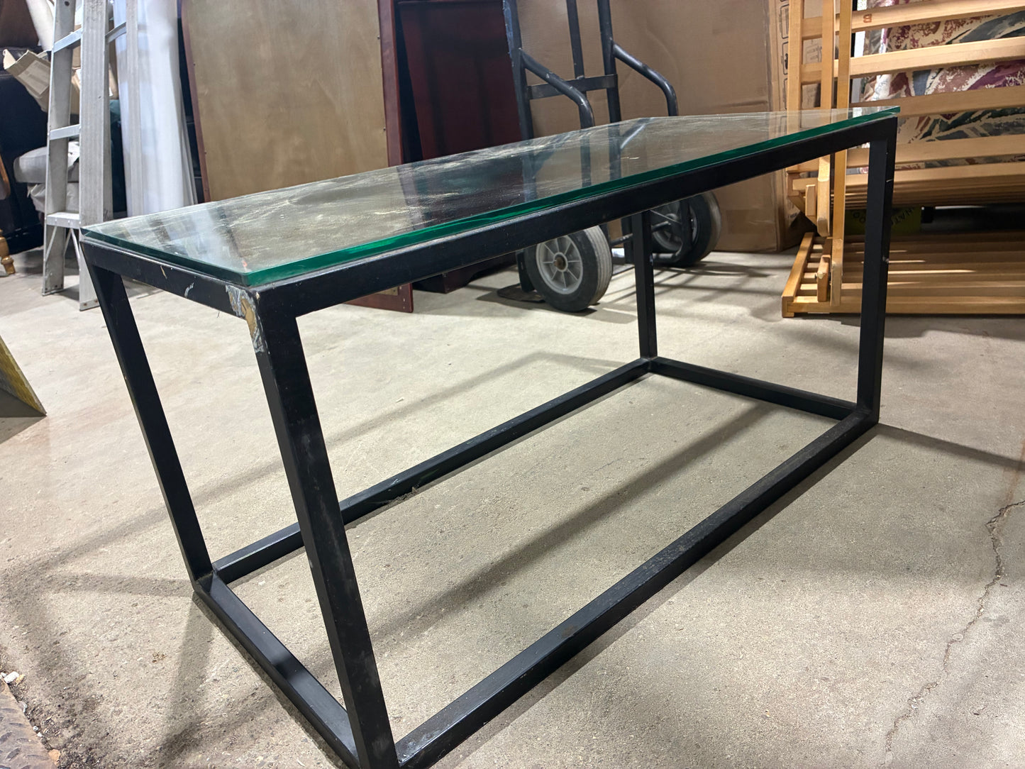 Modern Glass Top Coffee Table