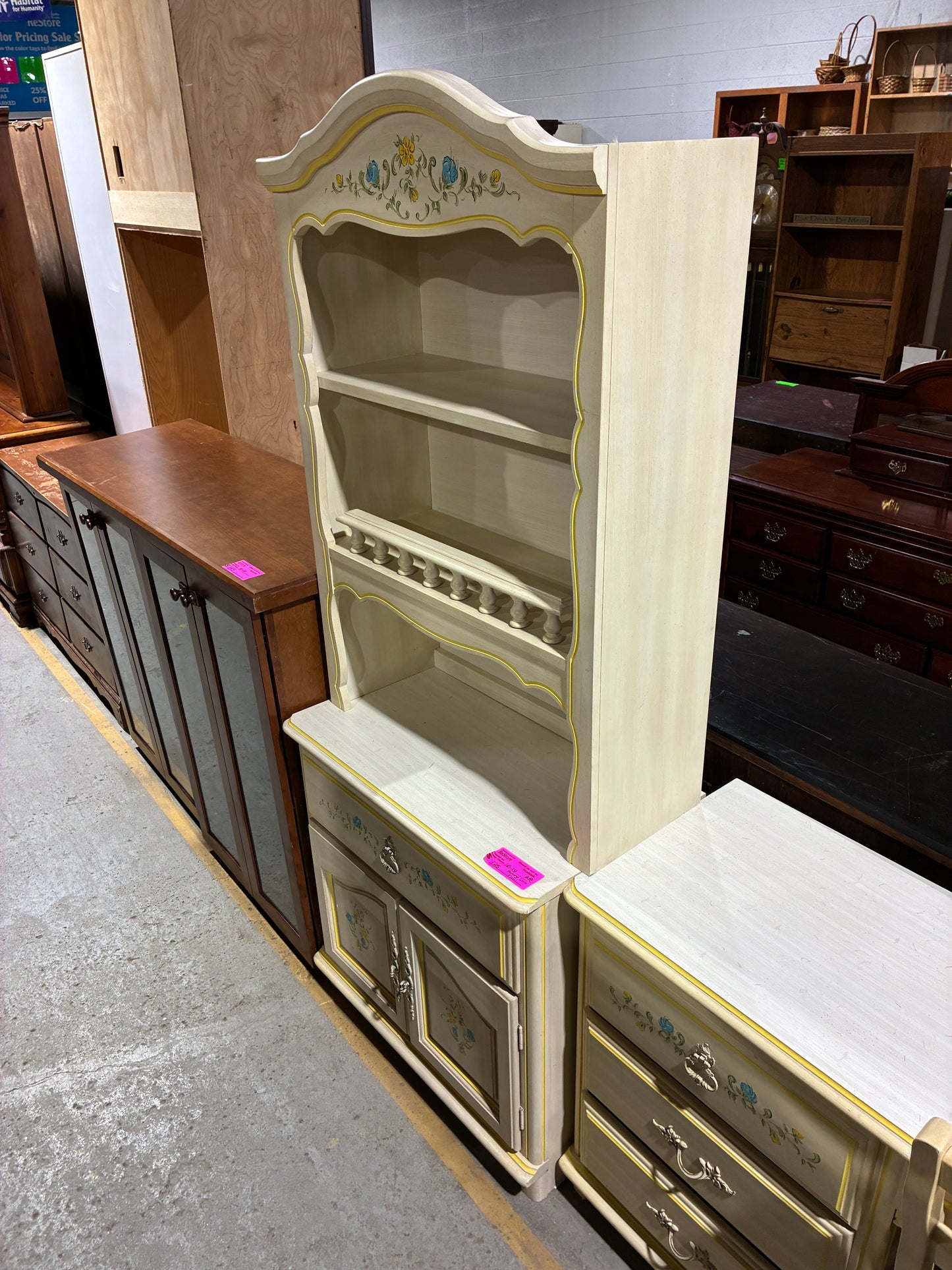 Henry Link Vintage Hutch Cabinet