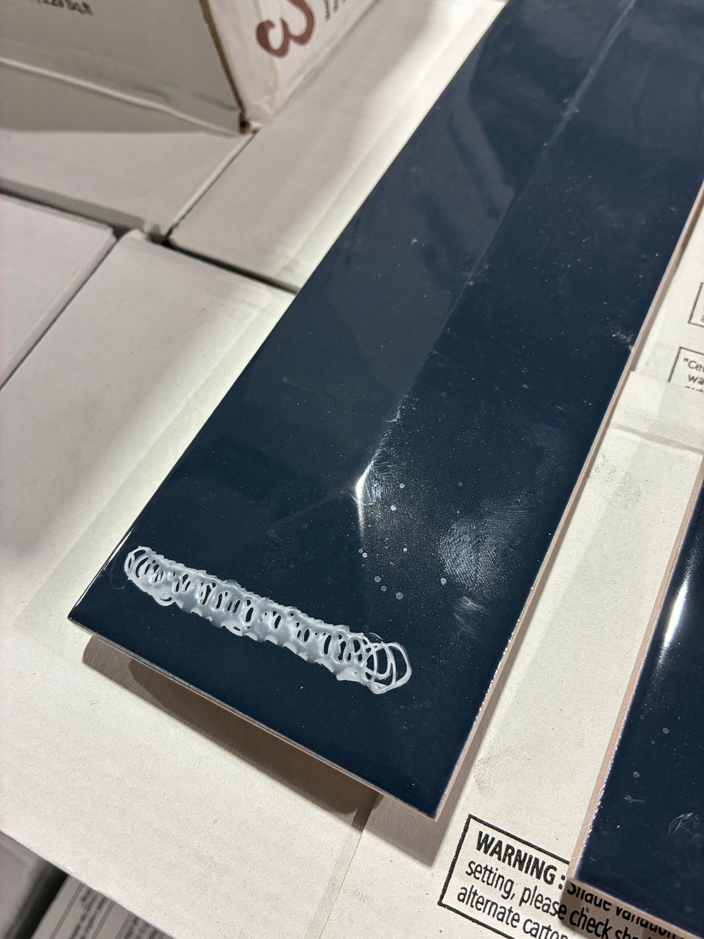 Emser Tile Peak Navy Glossy Ceramic Tile