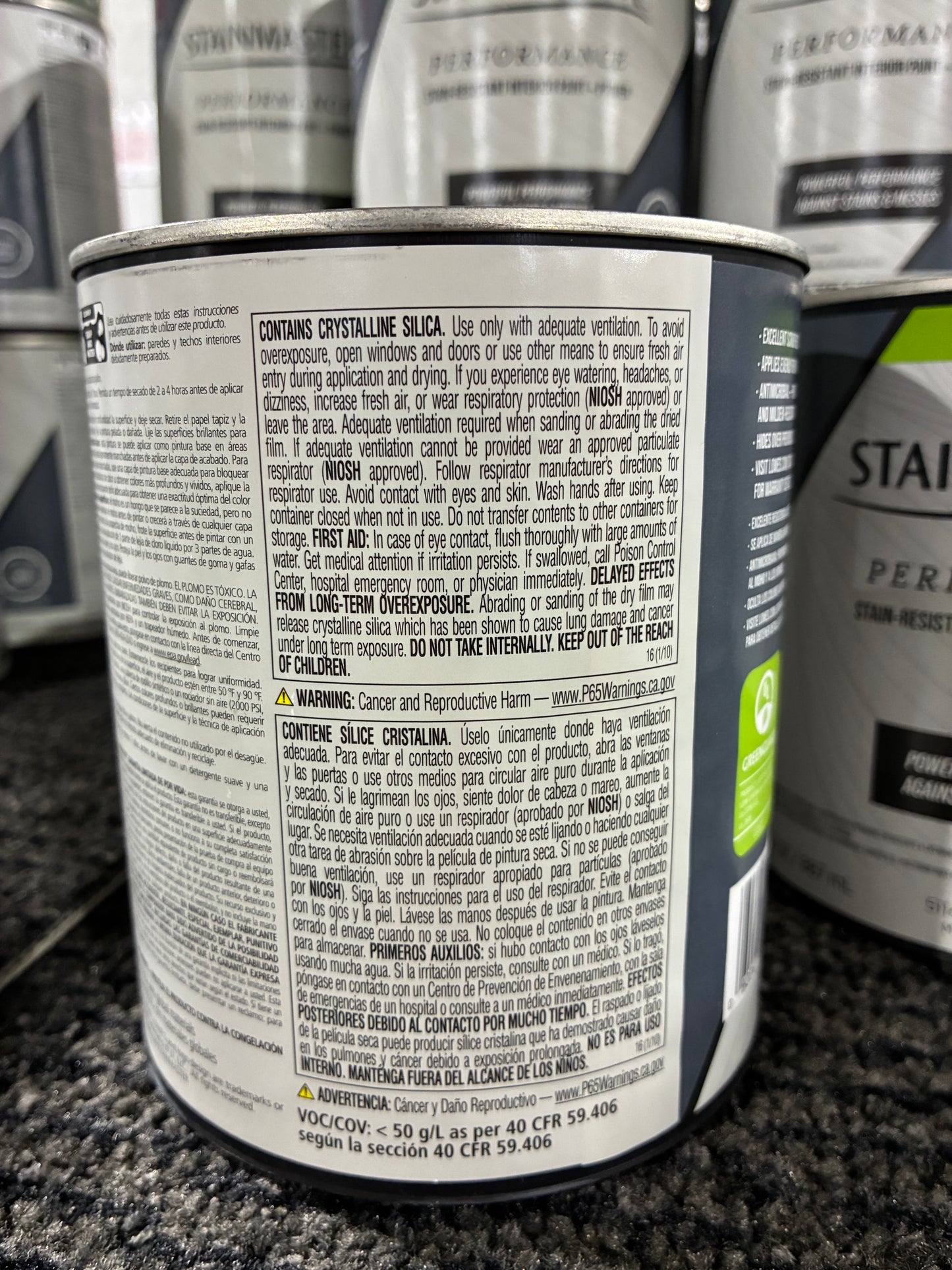 Stainmaster Performance Interior Paint + Primer (Satin Finish, Base C)
