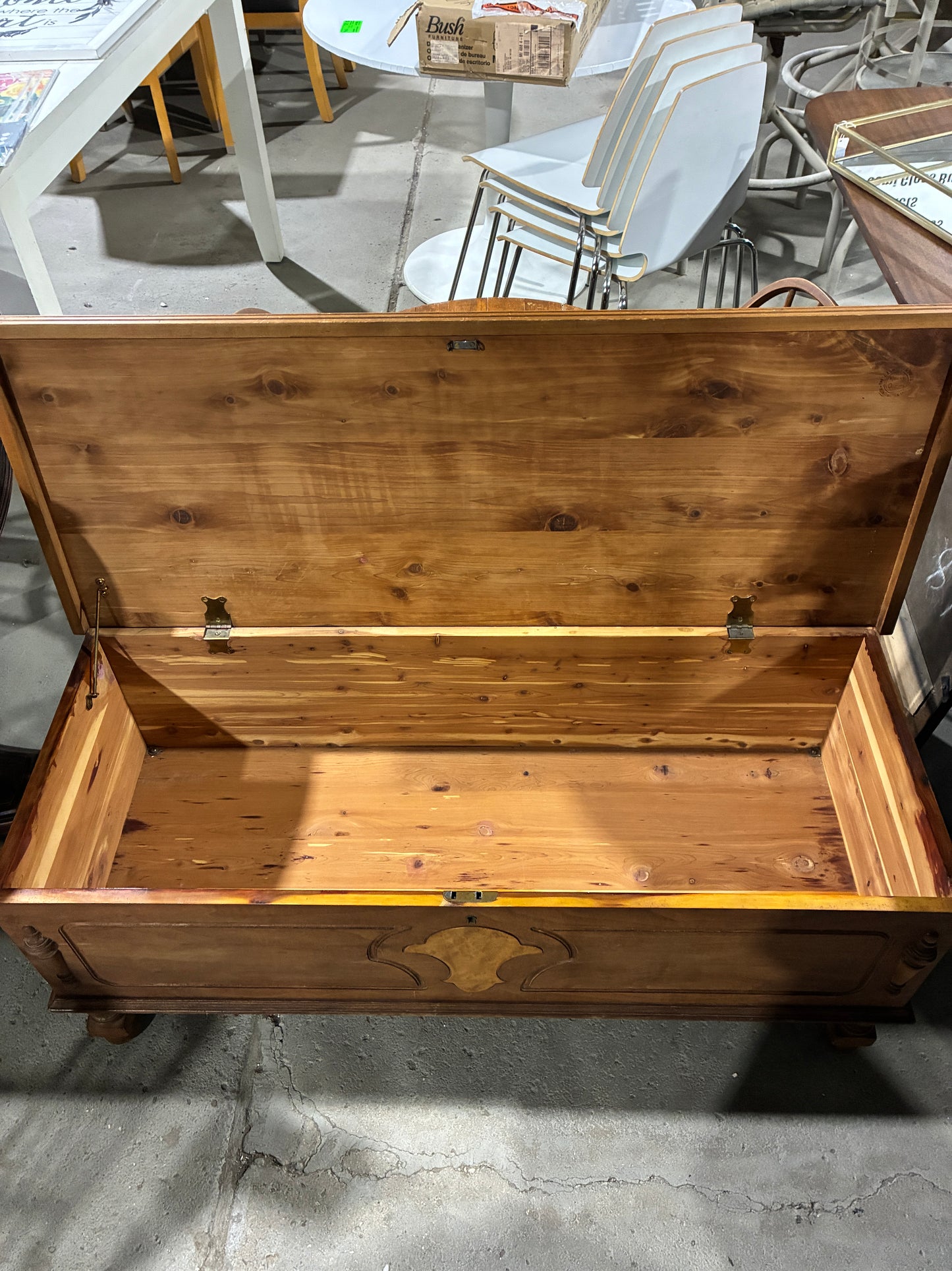 Vintage Cedar Blanket Chest