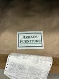Arhaus Mustard Gold Contemporary Sofa