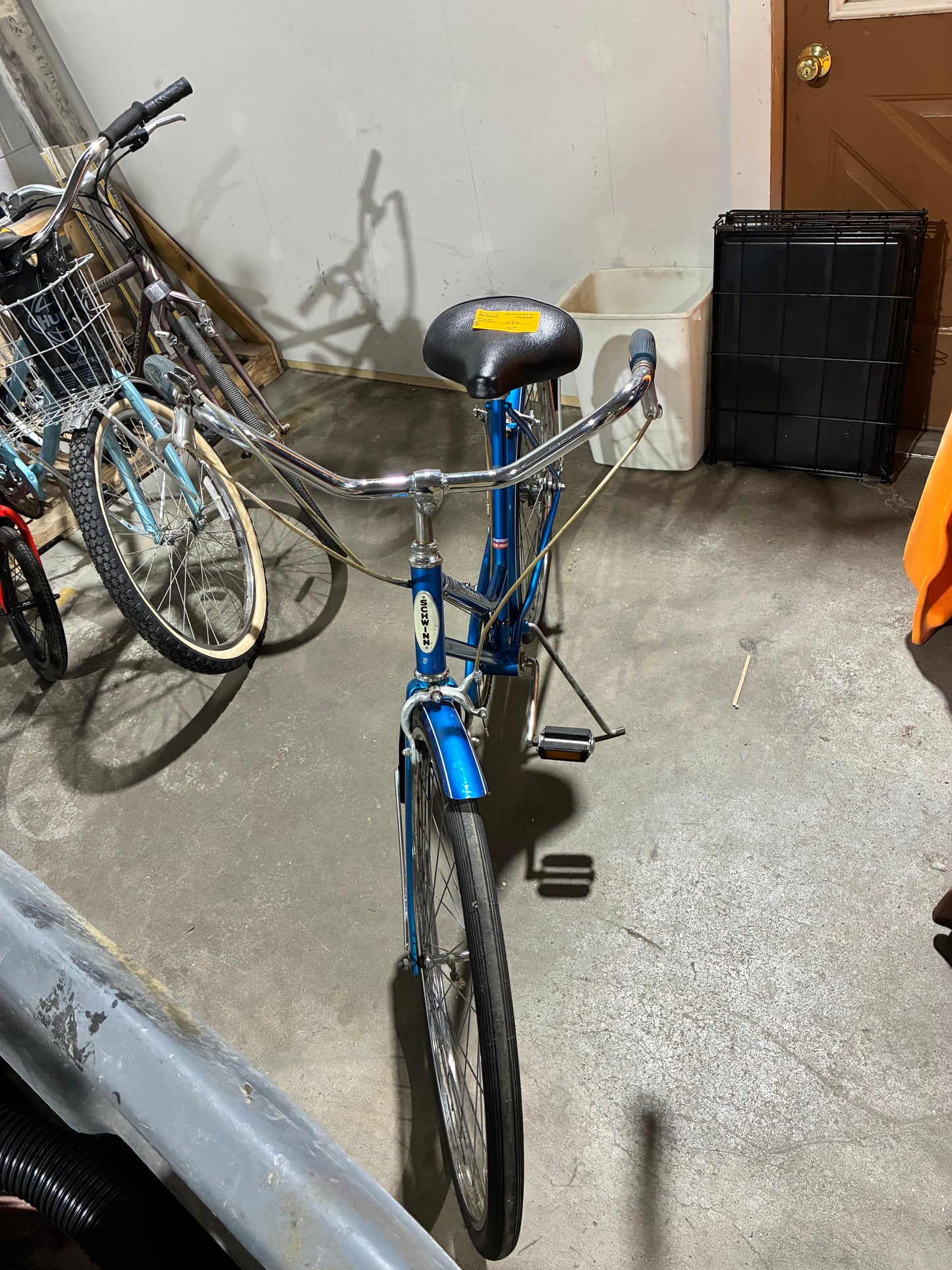 Vintage Blue Schwinn Cruiser Bicycle