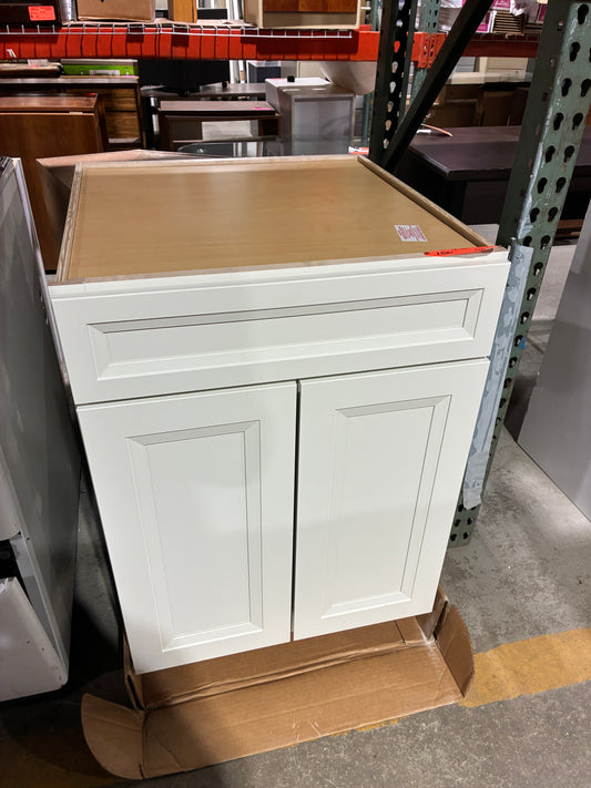 Brand New White Base Cabinet with Drawer