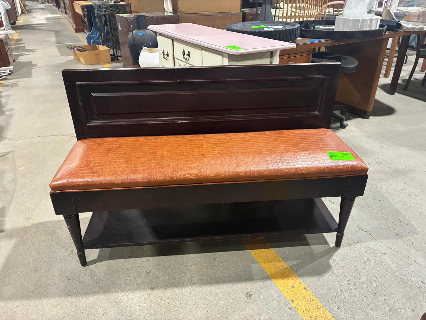 Upholstered Entryway Storage Bench