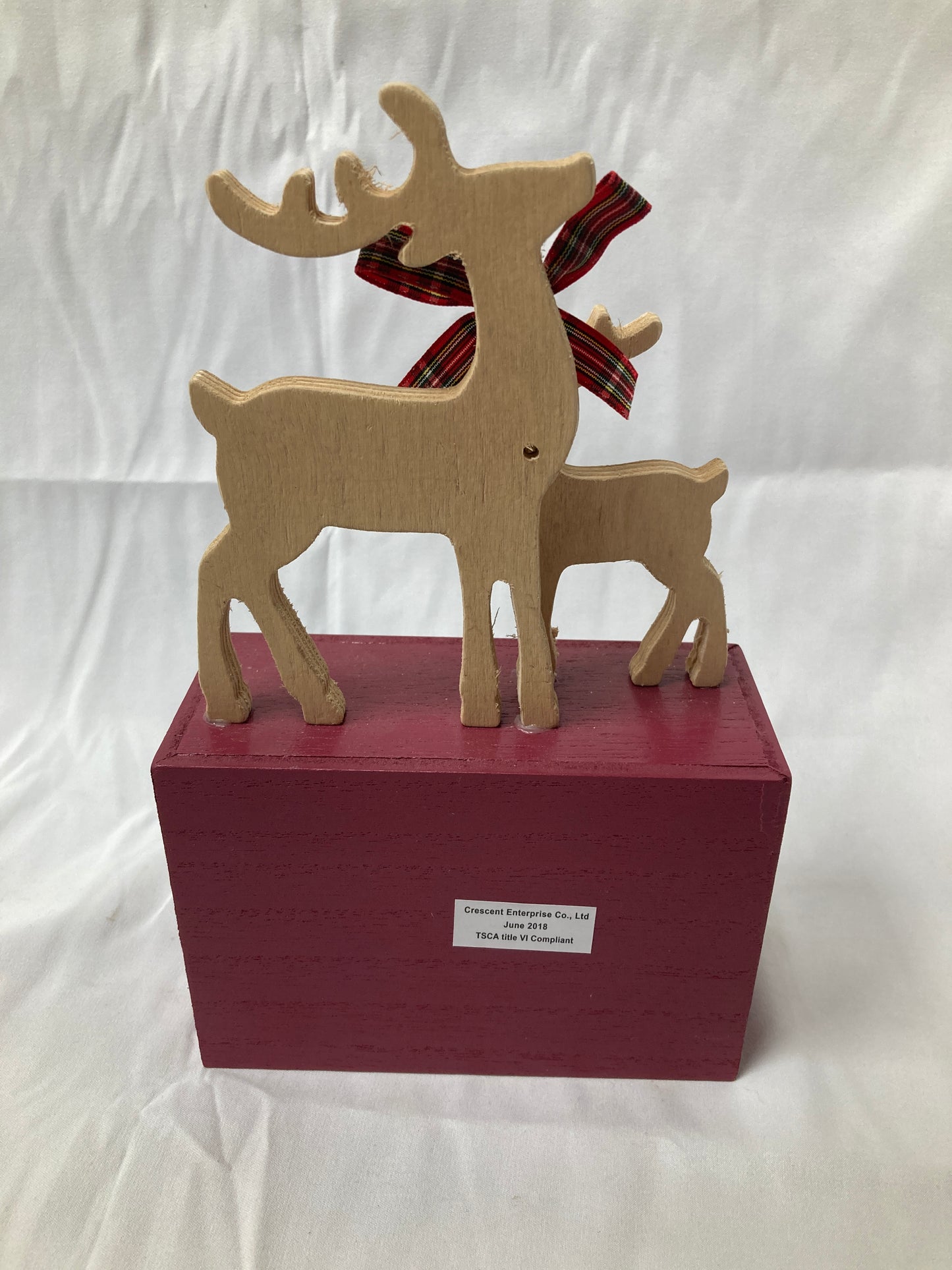 Wooden Christmas Countdown Block Calendar
