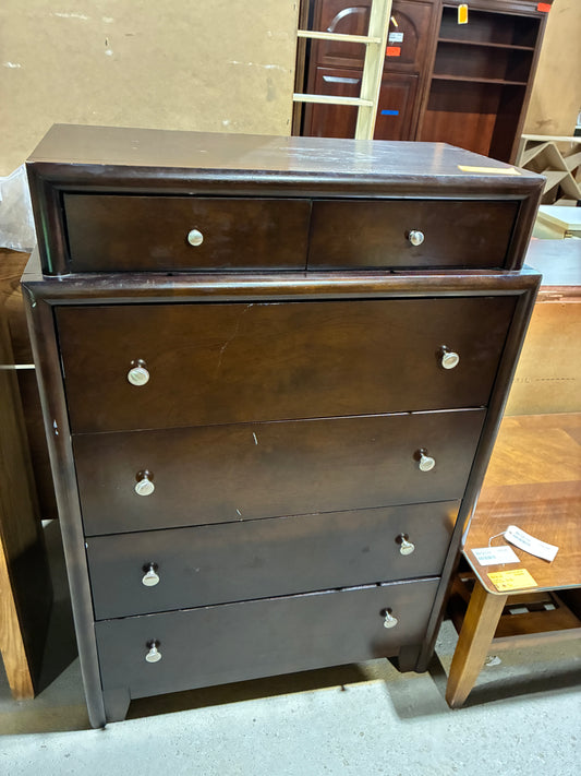 Dark Espresso 6 Drawer Chest