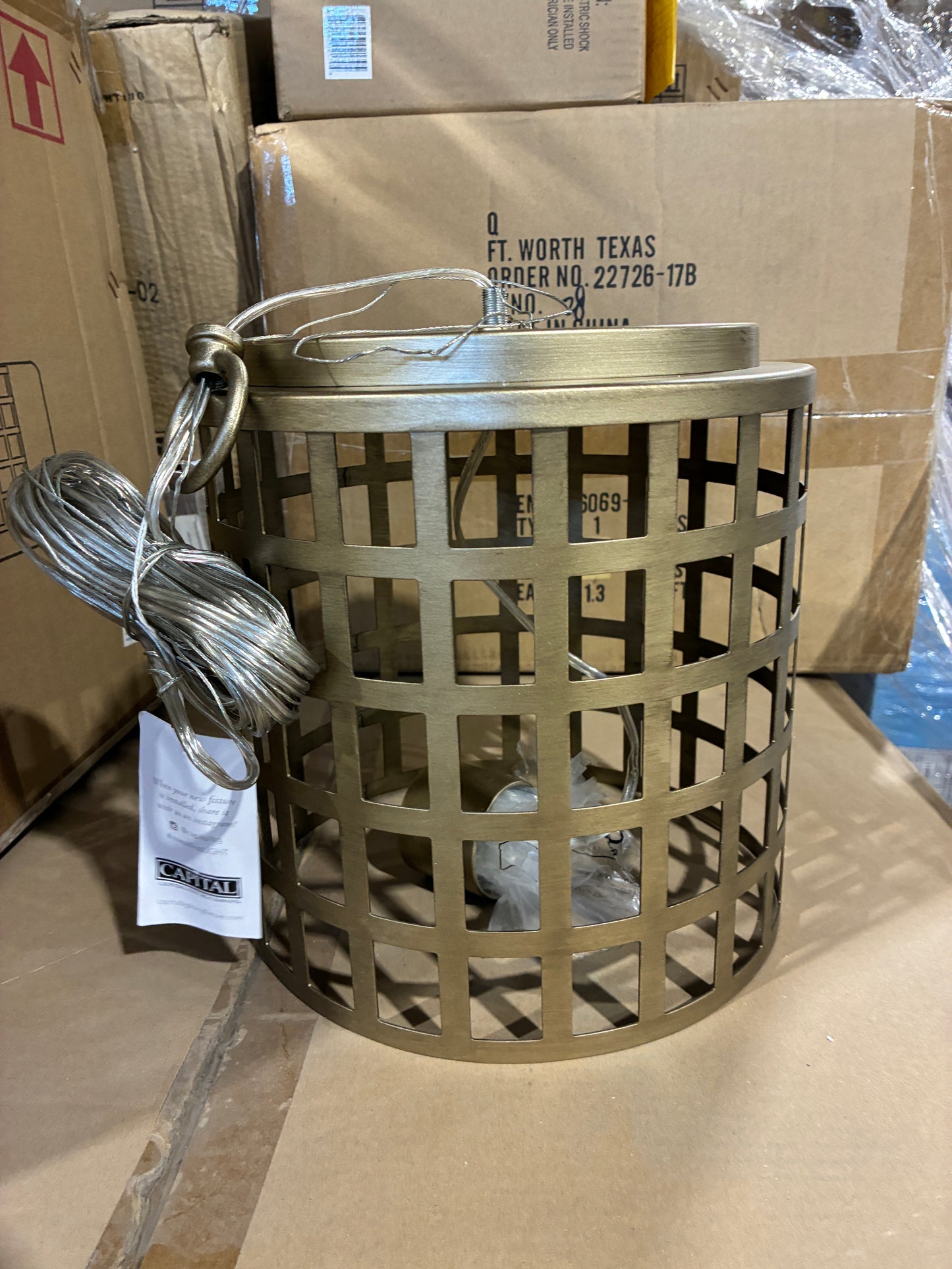Capital Lighting Pendant Light Fixture (Item 338318AP)